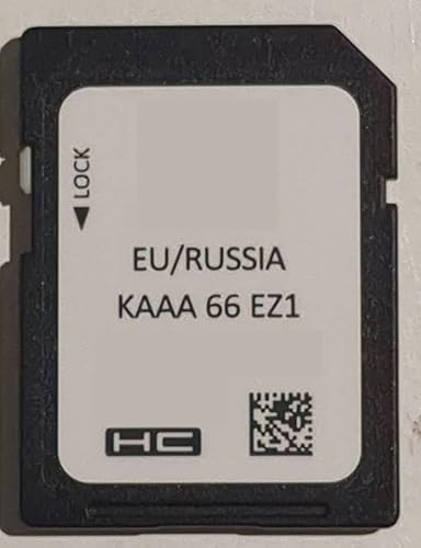 Generisch SD Karte GPS Navigation Europa Türkei Russland 2023 (KAAA66EZ1) - Kartendatenbank Q1.2021 - kompatibel mit MAZDA Connect 2 von Generisch