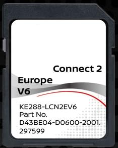 Generisch SD Karte Navigation GPS Europa 2021 v6 – Datenbank Q3.2019 - kompatibel mit Nissan Connect 2 von Generisch