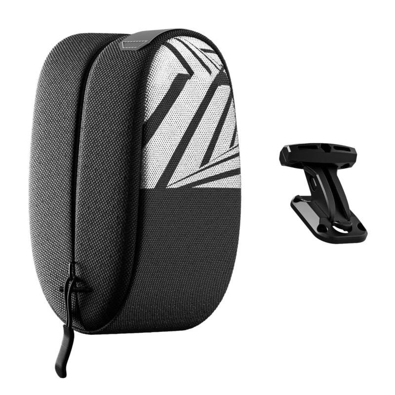 Generisch Saddle Bag, Waterproof Large Capacity Seat Pouch, Portable Under Seat Pack with Adjustable Bracket, Reflective Cycling Tote for Mountain Bikes, Road Bikes, (600d Polyester) von Generisch