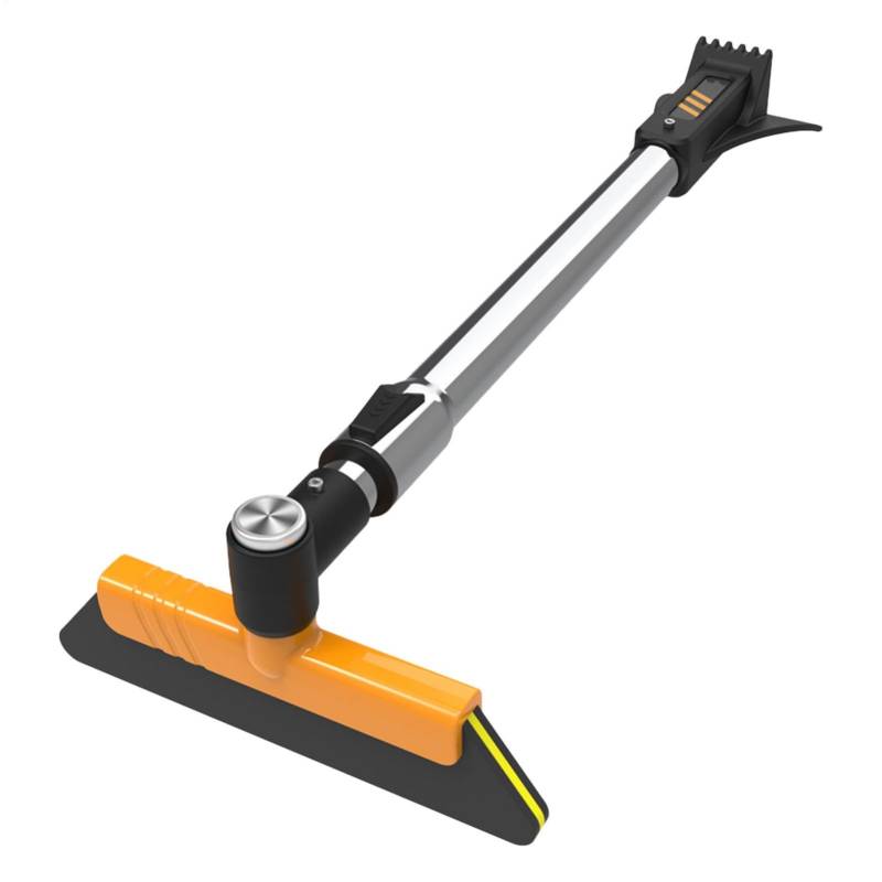 Generisch Snow Brush, Telescopic Snow Scraper, Ice Scrubber Tool, Sturdy Construction, Adjustable Levels, (39.37 Inches), Perfect for Truck Remover, Vehicle Winter Frost Removal von Generisch