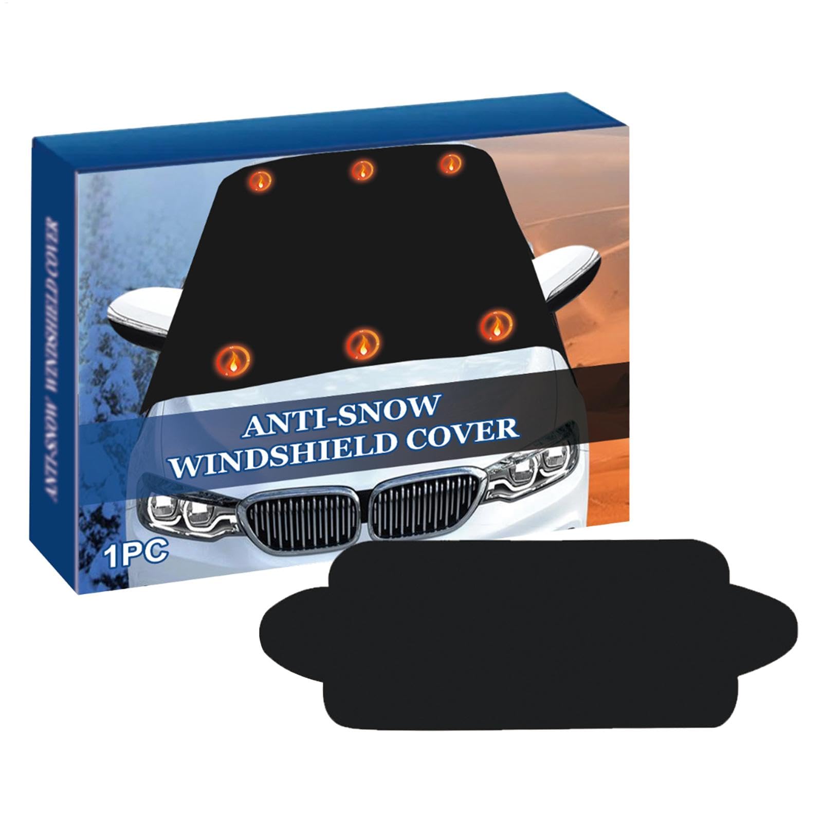 Generisch Snow Cover, Windshield Protector, Frost Cover, Ice Windscreen Cover, Car Snow Cover, Windshield Frost Protector, Snow Windshield Cover Frost Windshield Snow Ice Cover for Car Truck von Generisch