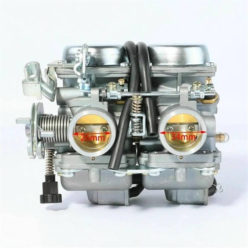 Generisch Vergaser für Motorräder Motorradvergaser Vergaser 26mm für Fit Für 125/250 für Modell Motorrad Motoren für Quad Go Kart Buggy PD26JS von Generisch