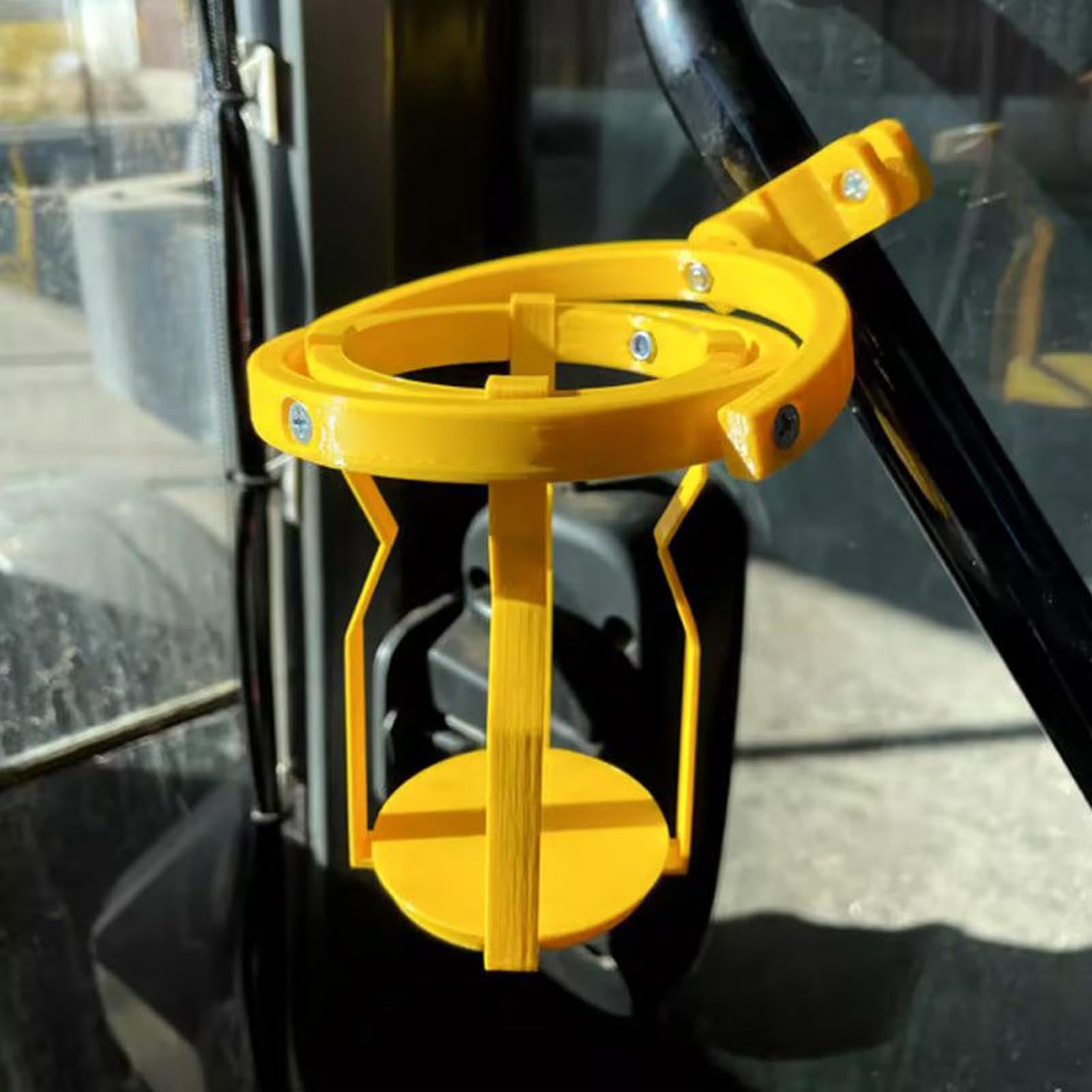 Gyroskopischer Getränkehalter, Gyro Cup Halter NO Spilt - Einstellbarer Clip auf Hanging Cup Halter - Auto -Leveling Integral Rotatable Getränkkäfig für Traktor, LKW, Fahrrad von Generisch