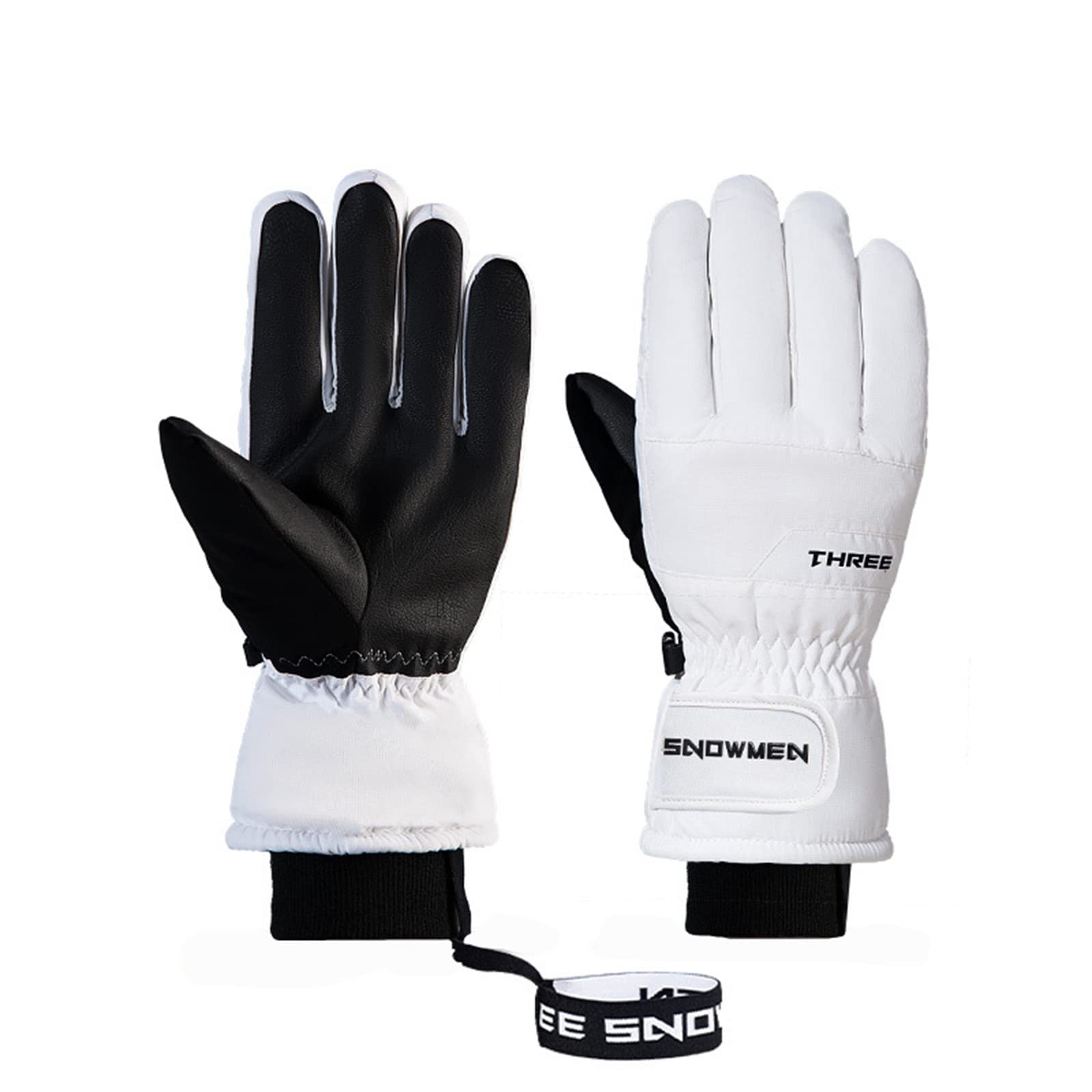 Halbfinger Handschuhe Mit Klappe Damen Winter Reißverschluss Touchscreen Winddicht Warm Wasserdicht Snowboard Winddicht Warme Handschuhe Radfahren Sport Skihandschuhe dü𝐧ne Handschuhe Damen (A, XL) von Generisch