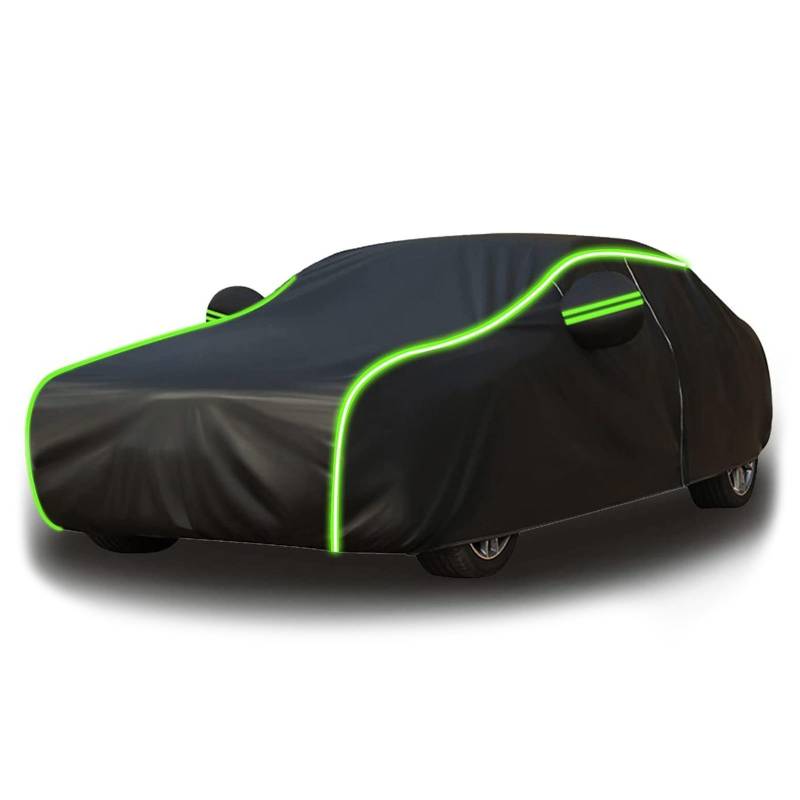 Halbgarage für Auto Winter für Peugeot 508 I (2010-2014), Autogarage Abdeckung Wasserdicht,Auto Plane,Hagelschutz Auto,Car Cover,Plane Auto,Auto Vollgarage Winter,Autoabdeckung Outdoor von Generisch