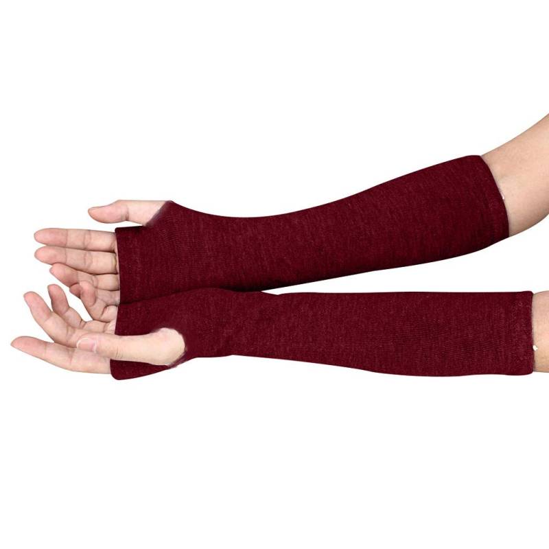 Handschuhe Handschuhe Damen Arbeitshandschuhe Handstulpen Fäustlingestrick Winterhandschuhe Herren Outdoor Warme Fingerlose Fäustlinge Stulpen Damen Hände Lange Handschuhe (One Size) von Generisch