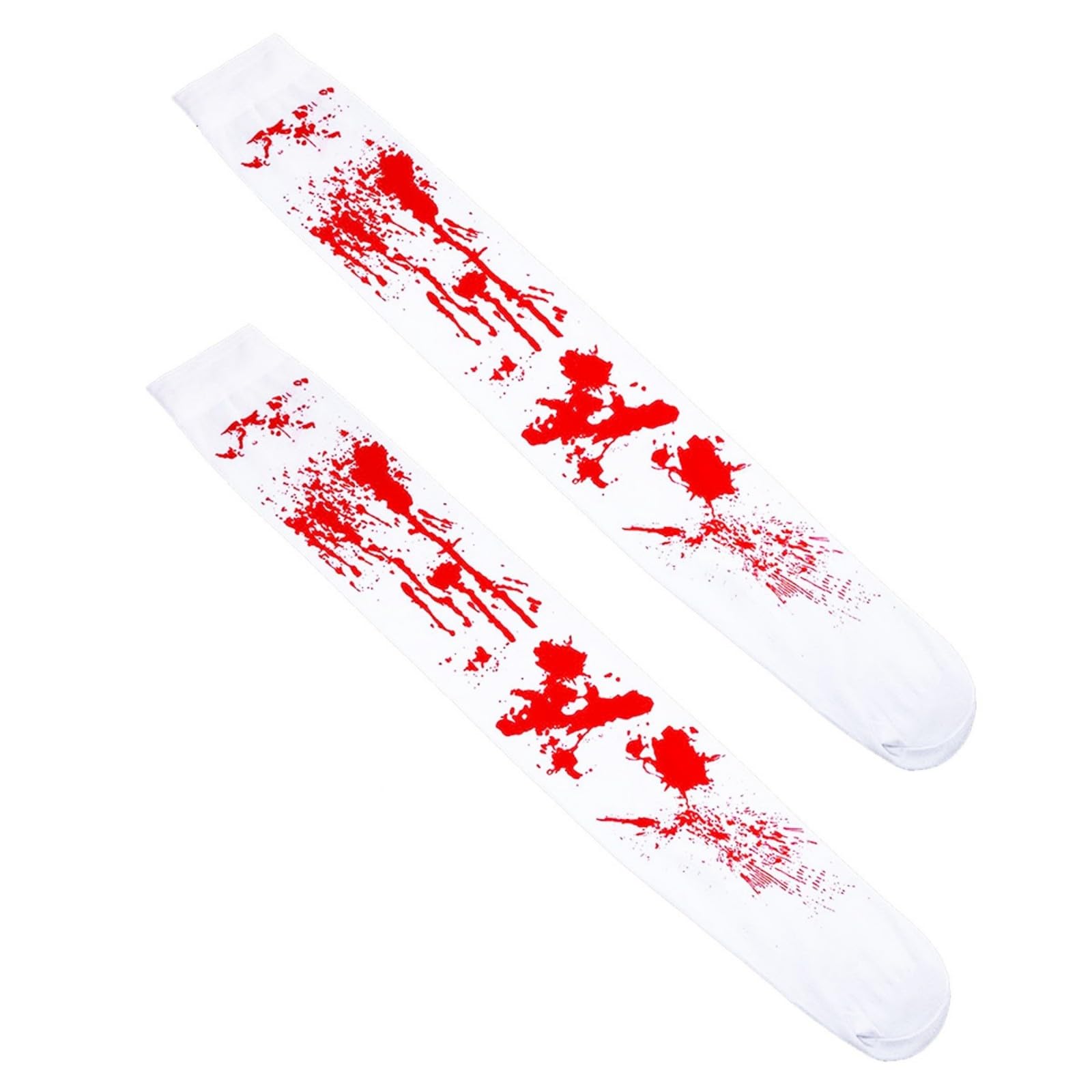 Handschuhe Kinder Fingerlinge Neu Halloween Dekorationen Blut Handschuhe Blut Druck Socken Schürze Cos Make-Up- Langlaufhandschuhe (B, One Size) von Generisch