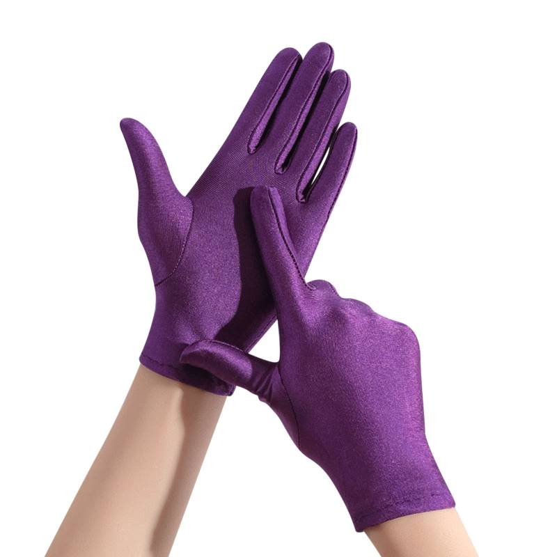 Handschuhe Winter Handschuhe Herren Handschuhe Damen Arbeitshandschuhe Lederhandschuhe Herren Winter Unisex Strickhandschuhe Etikette-Handschuhe Hexenhandschuhe (Purple, One Size) von Generisch