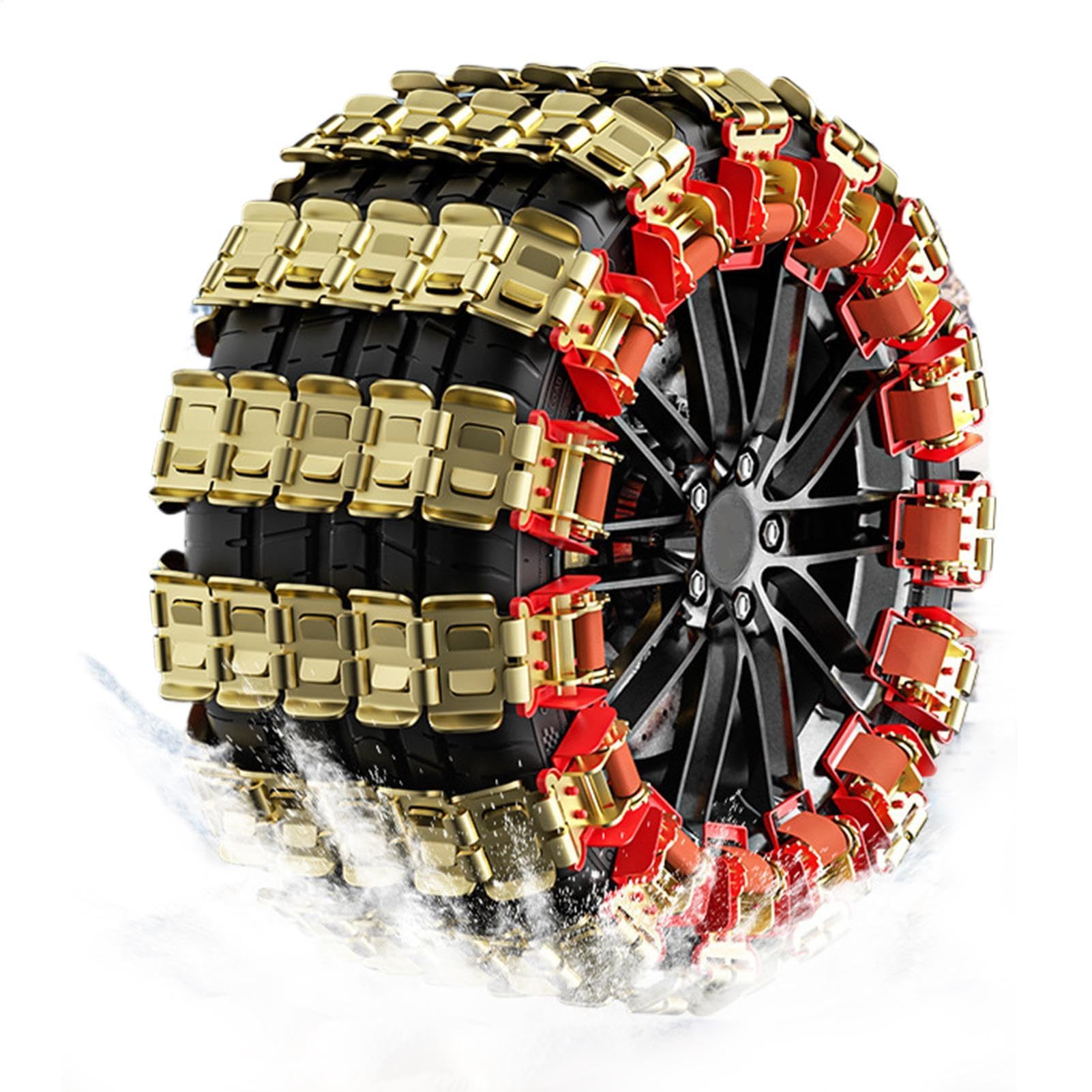 Heavy Duty Anti-Skid Chain, Non-Slip Tire Chains, Car Snow Chains for Ice, Anti-Skid Tire Chain for SUV, Chain for Anti-Skid Tires, Snow and Ice Tire Chains, Anti-Skid Tire Chain von Generisch