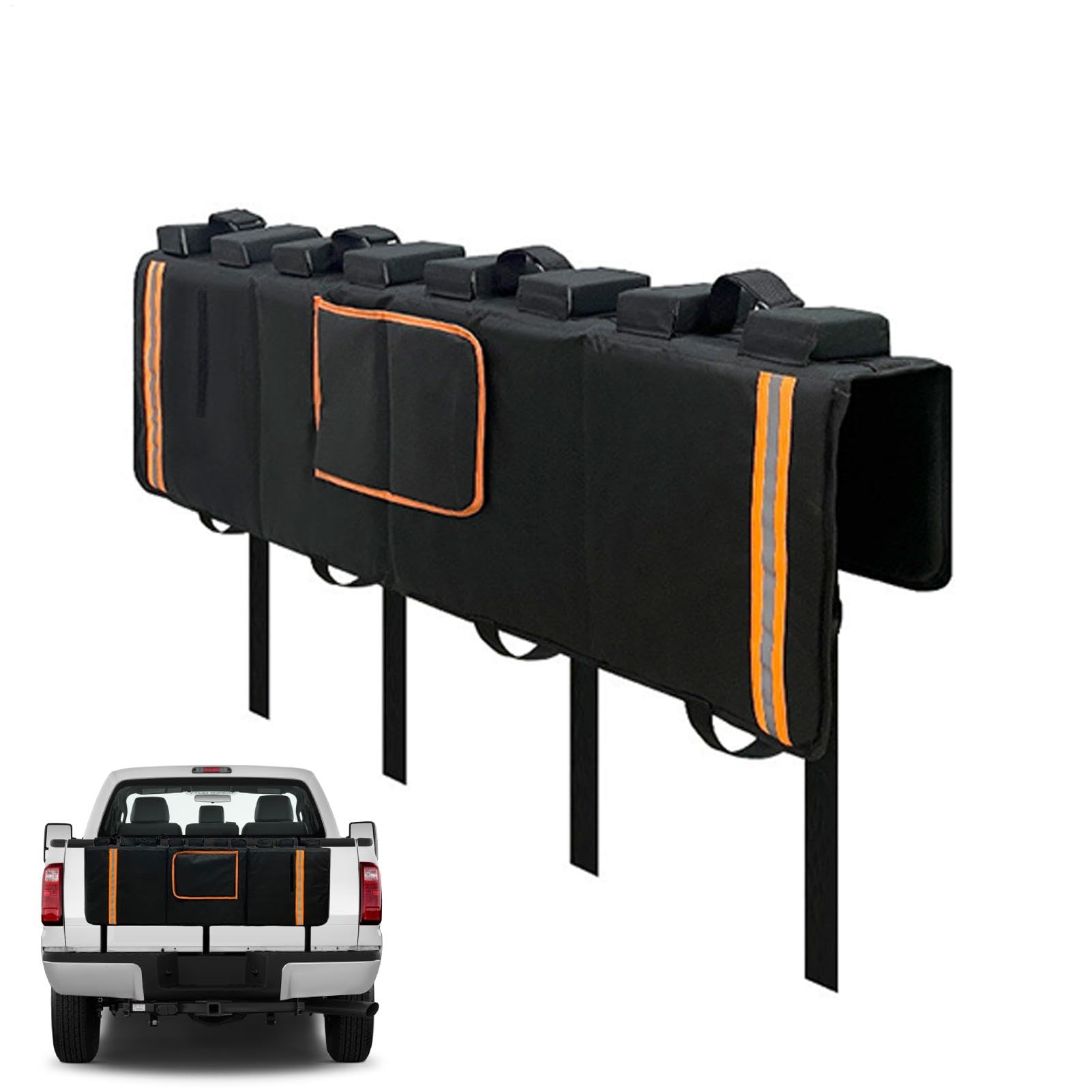 Heckklappe Pad für Bergzyklus, Fahrradhalter für LKW -Bett - Outdoor Cycle Carrier Matte mit reflektierenden Streifen - Tail Gate Transportmatte für Outdoor, Laden von Generisch