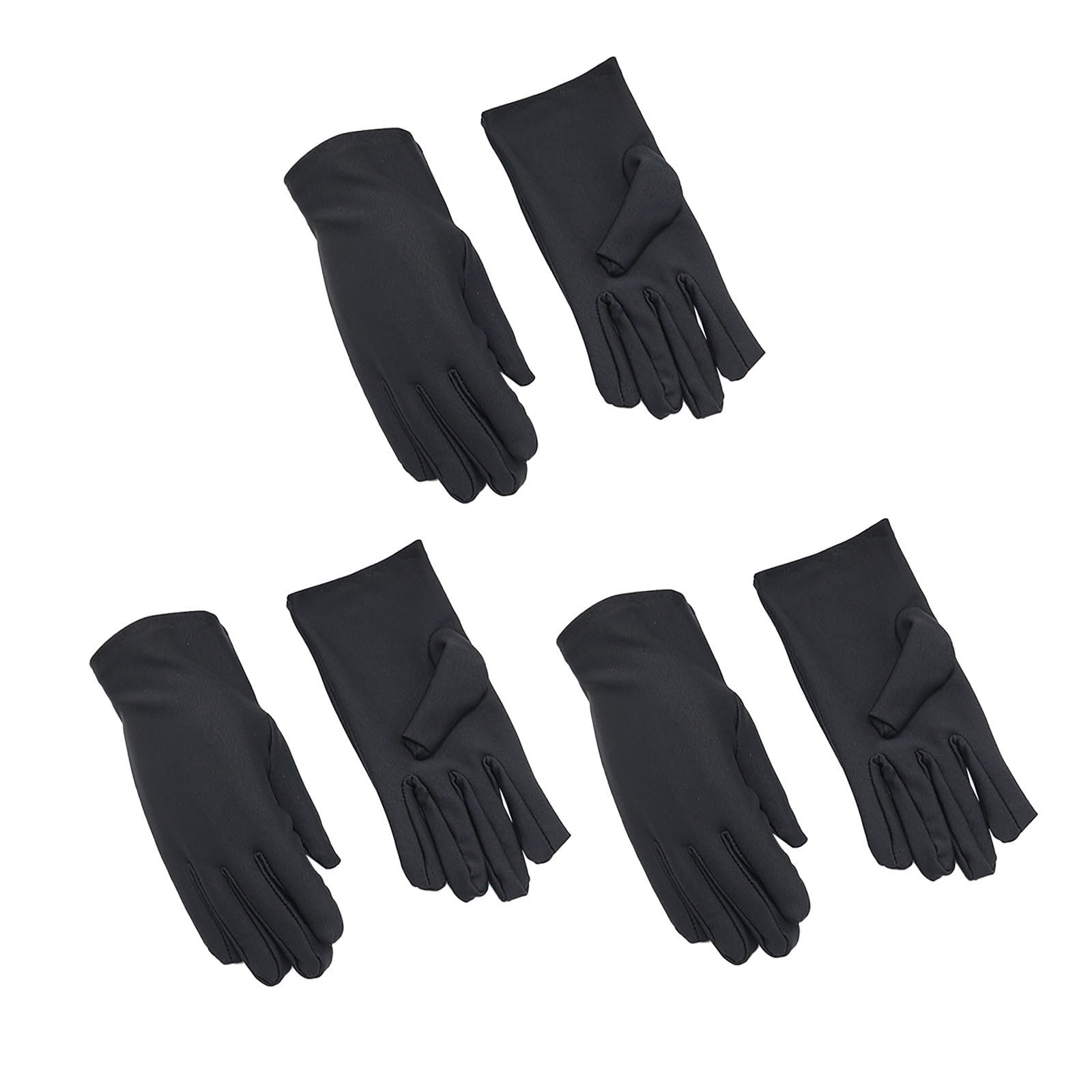 Herren-Handschuhe, warm, Winter, 3 Paar, Baumwolle, wiederverwendbar, weich, Arbeitshandschuhe oder feuchtigkeitsspendende Hände, Schmuck, Archivierung, Kostüm-Inspektion von Generisch