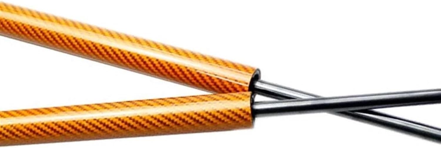 Hydraulischer Federdistanzhalter Für Toyota Ist XP110 Für Scion XD Für Urban Für Cruiser Für Fließheck 2007-2016 Kofferraum-Gasfedern Heckklappendämpfer(Orange Carbon Fiber) von Generisch