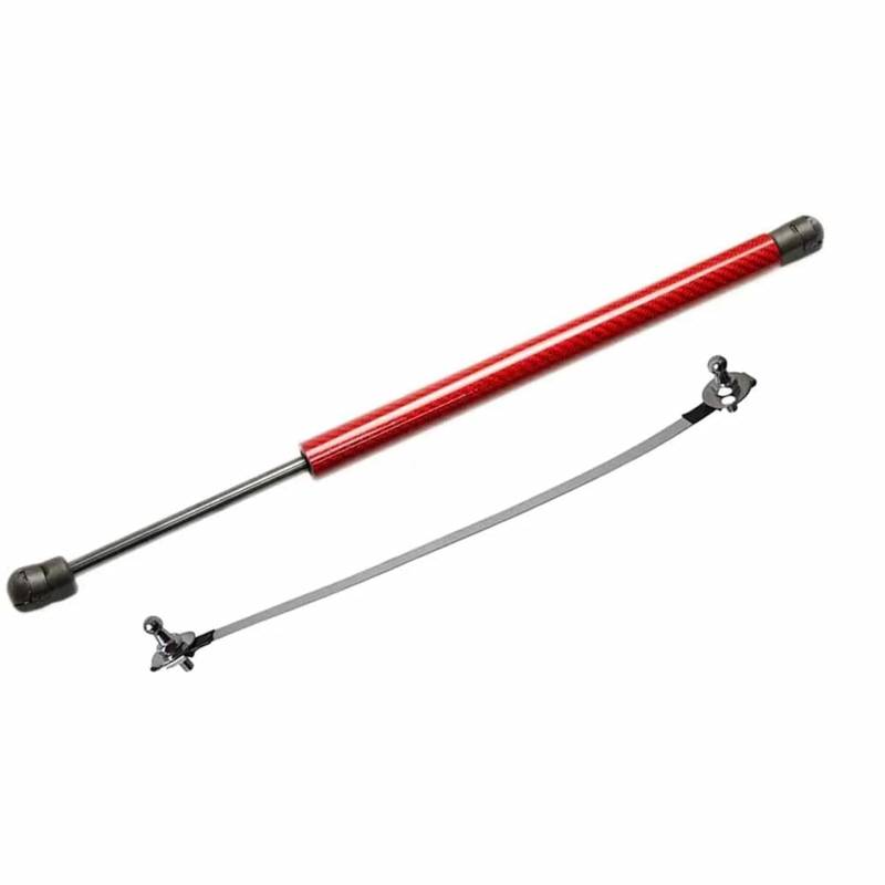 Hydraulischer Federspreizer Für SEAT Für Tarraco 2018-2023 Front Hood Bonnet Lift Unterstützung Stoßdämpfer Kofferraum-Gasfeder-Lift unterstützt(Red carbon fiber) von Generisch