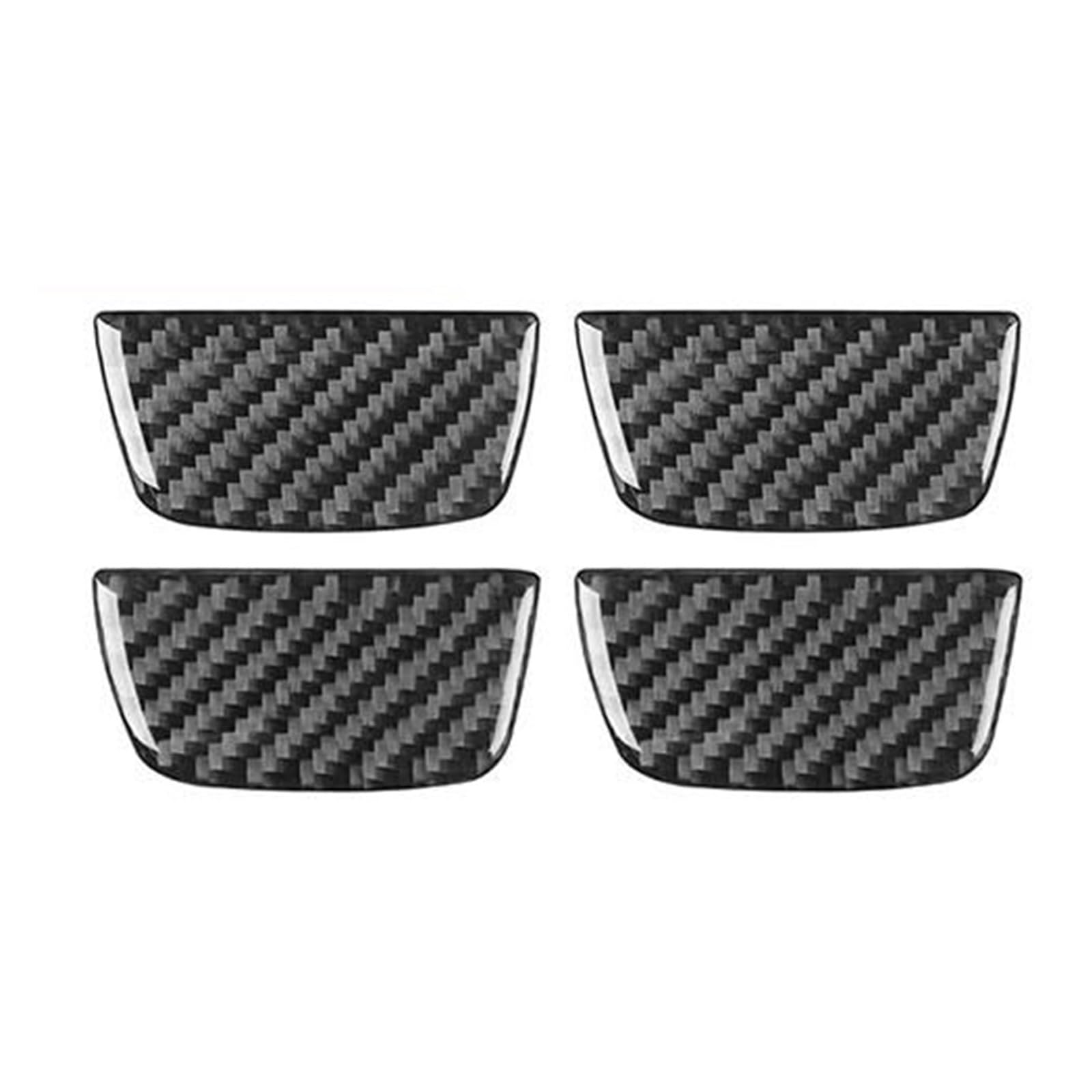 Innenausstattung von Autos Auto Innentür Pull Panel Trim Aufkleber Dekoration Carbon Look Zubehör Für Wrangler JL 2018-2023(Carbon Black) von Generisch