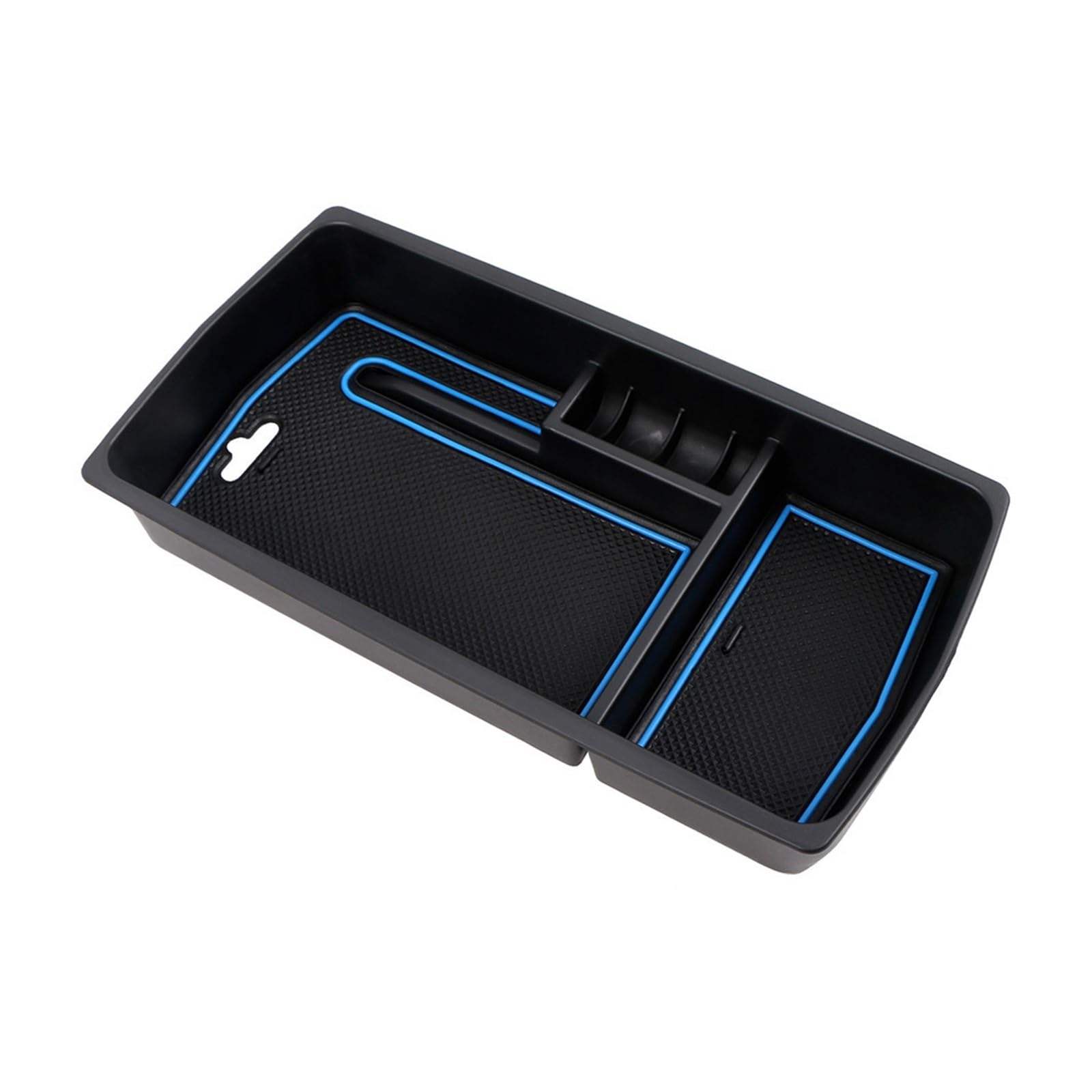 Interieur-Zubehör Auto-Mittelarmlehne-Aufbewahrungsbox-Halter für Peugeot 3008 3008GT 5008 2017-2020 Center Console Organizer Aufräumen Zubehör(Blau) von Generisch