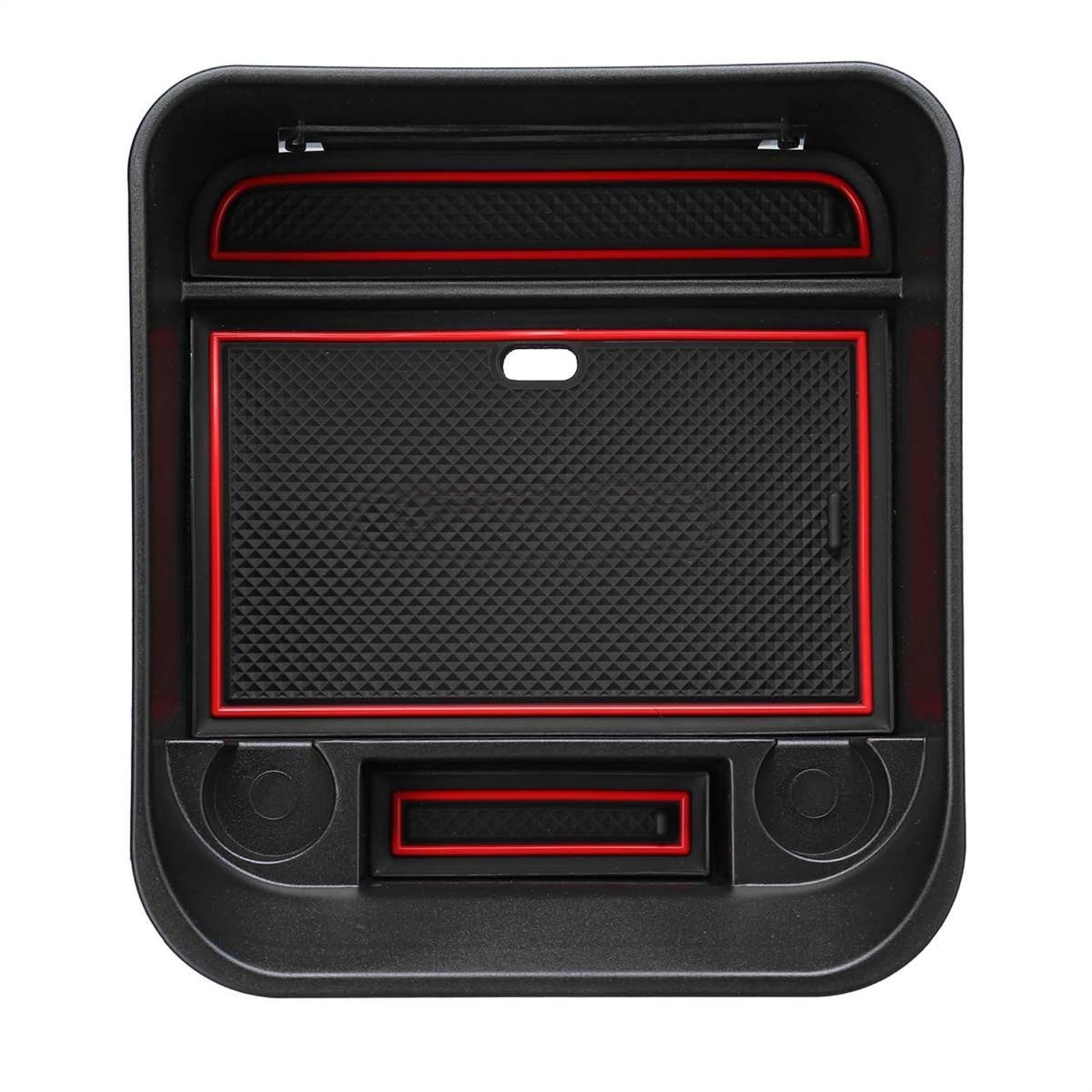 Interieur-Zubehör Auto-Organizer, zentrale Auto-Aufbewahrungsbox, Armlehnen-Containerbox für Land für Rover für Discovery 4 2010-2016 von Generisch