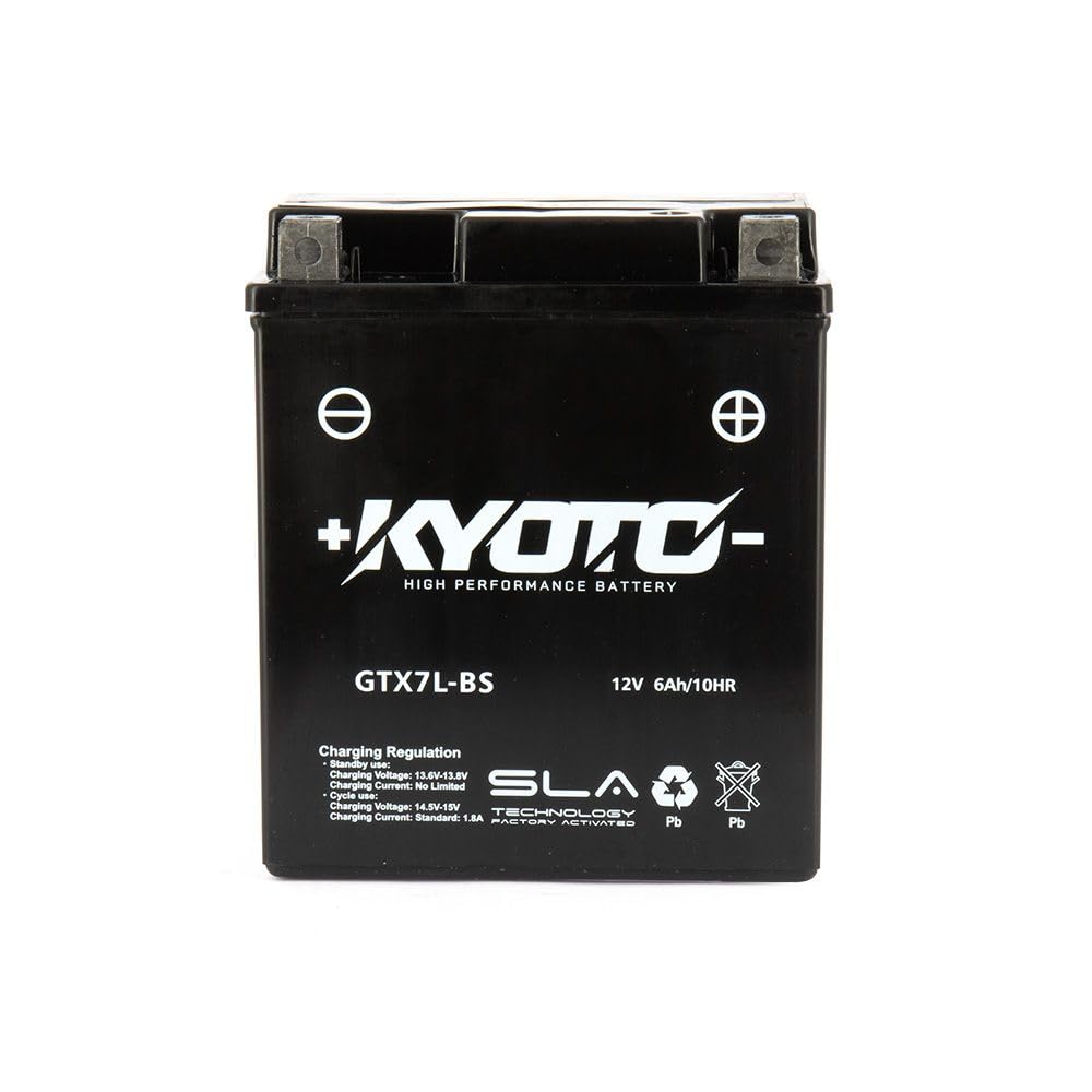 KYOTO GTX7L-BS vorgeladene Batterie, kompatibel mit Yuasa YTX7L-BS SH 125 150 von 2001 bis 2012 von Generisch