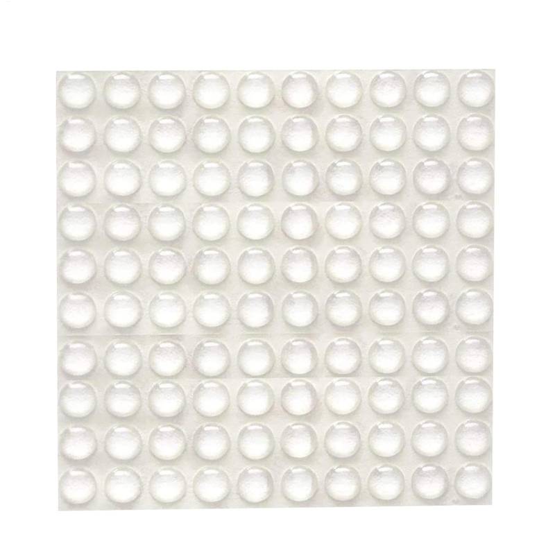 Kabinettstür Stoßstangen - 50pcs/100pcs Klebstoff Klarer Türknopf Stopper für Wand | Klebertür-Stopper, weiche Schrankpolster für Schubladen Schränke Schneidebretter Glas Bild von Generisch