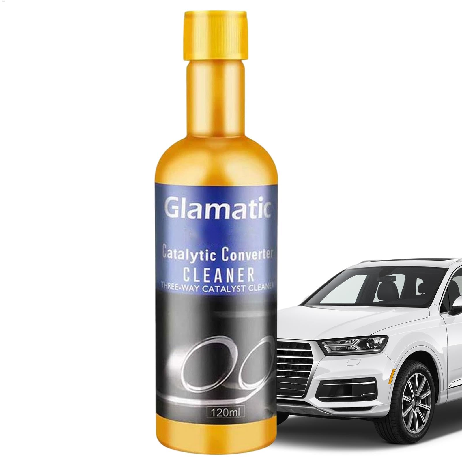 Katalysator Reiniger Benzin, Katalysator Reiniger, Glamatic Boost Up Katalysator, 120ML Glamatic Katalysator Reiniger, Kraftstoffsystem Behandlung Öl Zusatz Für Ga-s Und Die-sel Auto von Generisch