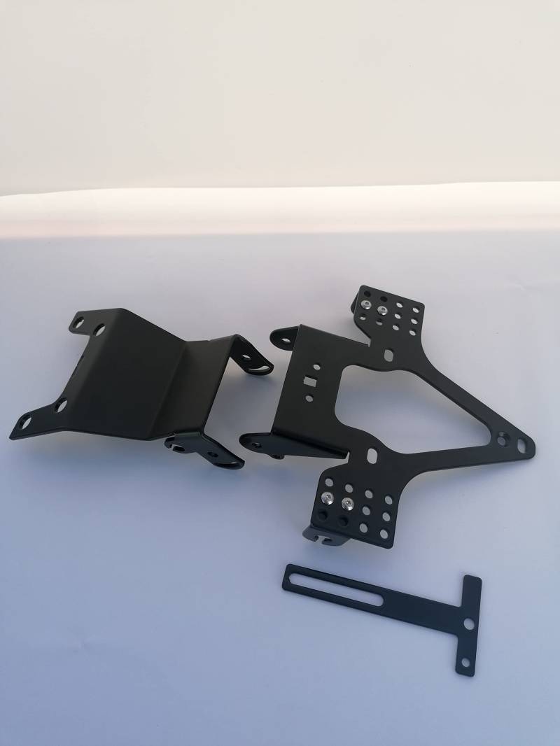 Kennzeichenhalter GroFaTec EVO für Triumph Speed Triple 1050 R 2011-2015 Kennzeichenträger Nummernschild Träger Halter kurzes Heck Heckumbau Porta Targa von Generisch