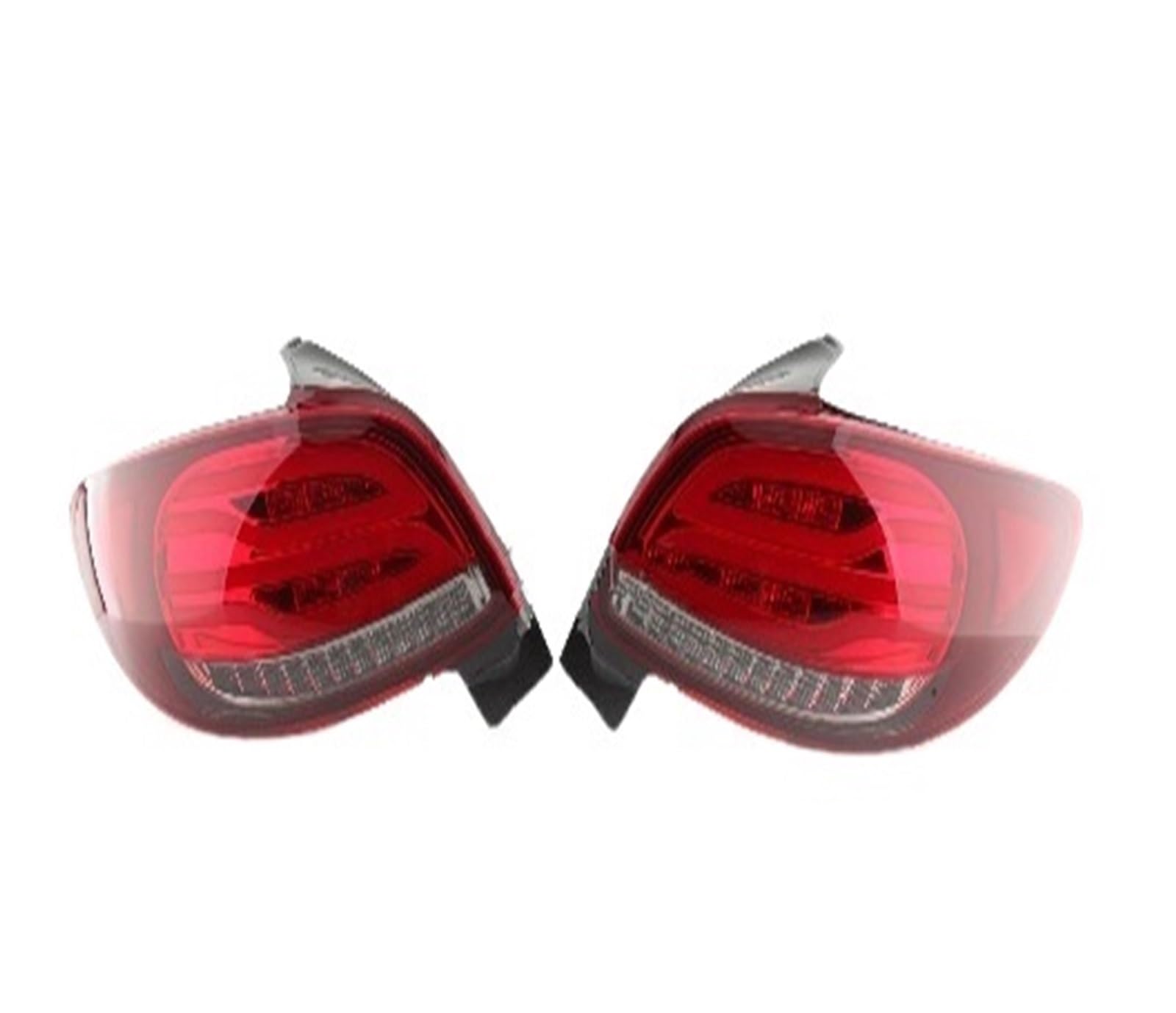 Kfz-Rückleuchten für Peugeot 206 206CC 2004-2008 Blinker Bremse Stop Stoßstange Lampe Auto Montage 1 Paar Auto Rücklicht von Generisch