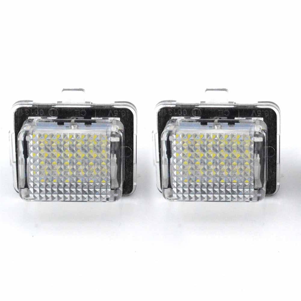 Kfz-Rücklichtbaugruppen Auto-Blinkfehler, kostenlos, SMD-LED-Nummer für Kennzeichen, für Licht-Set für Mercedes W204, W212, C207, C216, W221, Kfz-Kennzeichenbeleuchtung Rücklichtbaugruppen(Pair) von Generisch