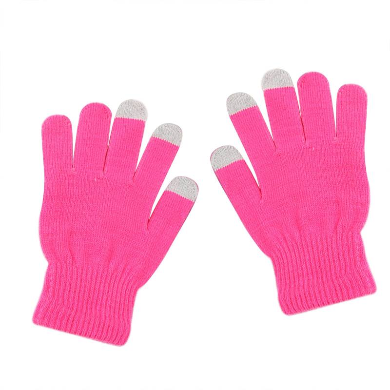 Knitted Gloves Touch Screen Finger Gloves Winter Gloves Mittens Non-Slip and Thickened Ideal for Men and Women Cycling Outdoor Reithandschuhe Fussball Arbeitshandschuhe Pad Gloves Hiking von Generisch