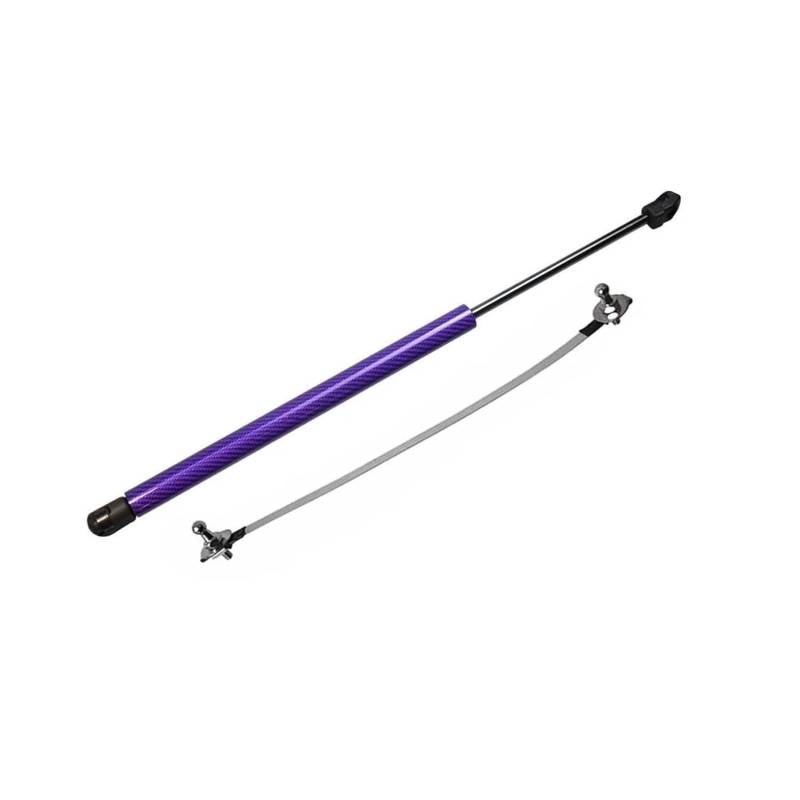 Kofferraum-Gasdruckfeder Für SEAT Für Tarraco 2018-2023 Front Hood Bonnet Lift Unterstützung Stoßdämpfer Kofferraum-Gasfedern(Purple carbon fiber) von Generisch