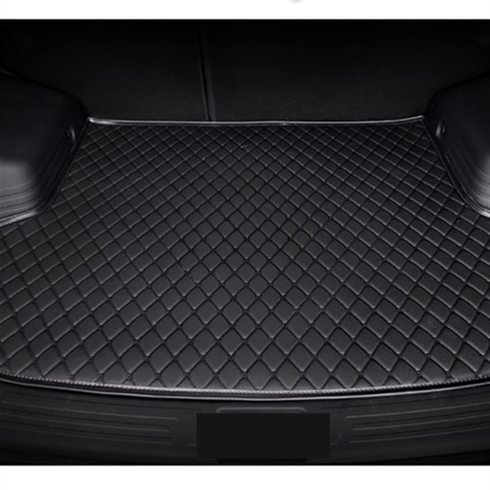 Kofferraummatte Für VW Für 2012-2018 Cargo Liner Teppich Innenausstattung Abdeckung Langlebiges Kofferraum(Schwarz Rot) von Generisch