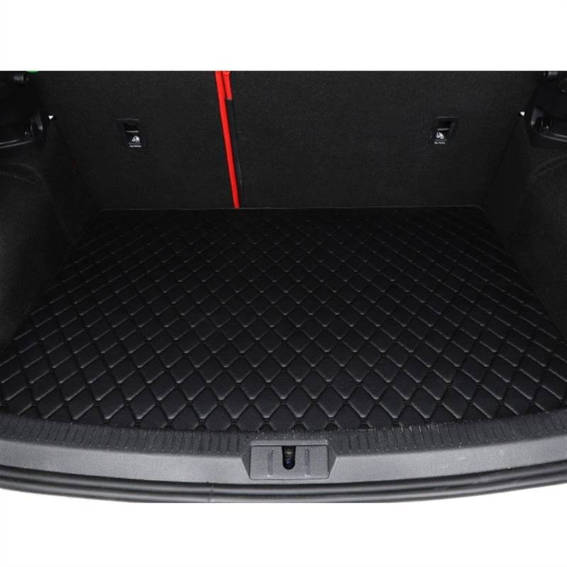 Kofferraummatte Für X1 E84 2010-2014 Cargo Liner Teppich Innenausstattung Langlebiges Kofferraum(Black-Black) von Generisch