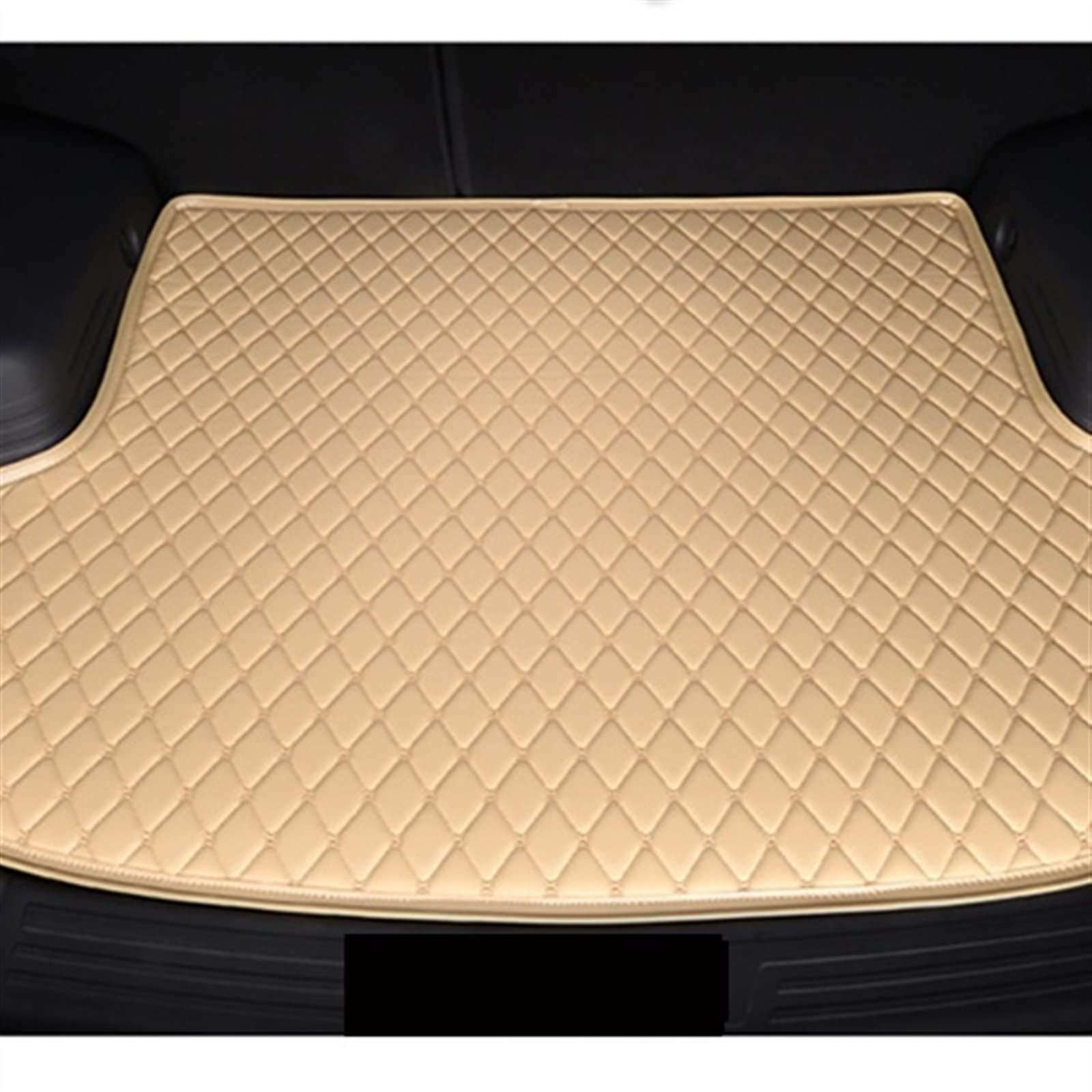 Kofferraummatte für Volvo V40 Hatchback 2013-2019 Cargo Liner Teppich Innenausstattungsabdeckung Langlebiges Kofferraum(Beige) von Generisch