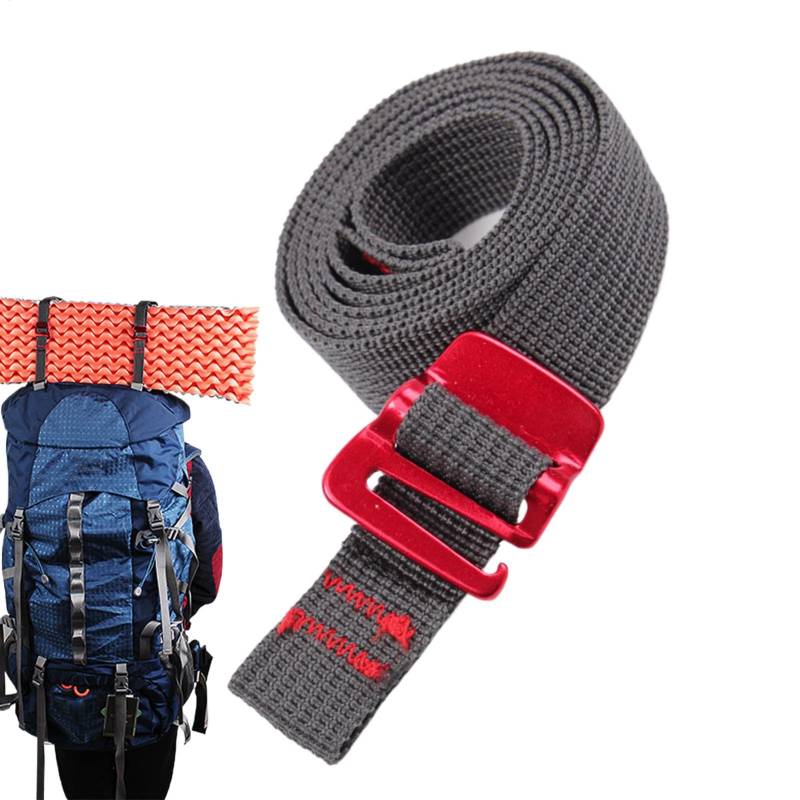 Lashings with Buckles, Lashing Strap, Ratchet Straps, Climbing Stick Straps, Adjustable Hiking Straps, Car Cover Strap, Climbing Tension Belts, Travel Bag Lashing Straps,0.79x59in Lashing, von Generisch