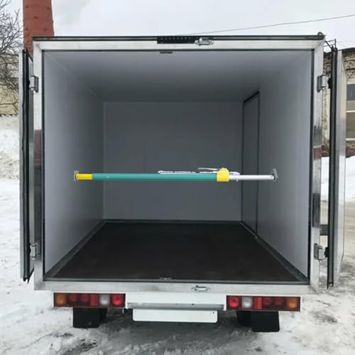 Lastensicherungsgestänge Ladungsstabilisator Green Aluminum Cargo Stabilizer Bar for Vans Cars, Heavy-Duty Truck Cargo Bar with Sprung, Cargo Ratcheting Cargo Bar Adjustable from 89 Inches t von Generisch