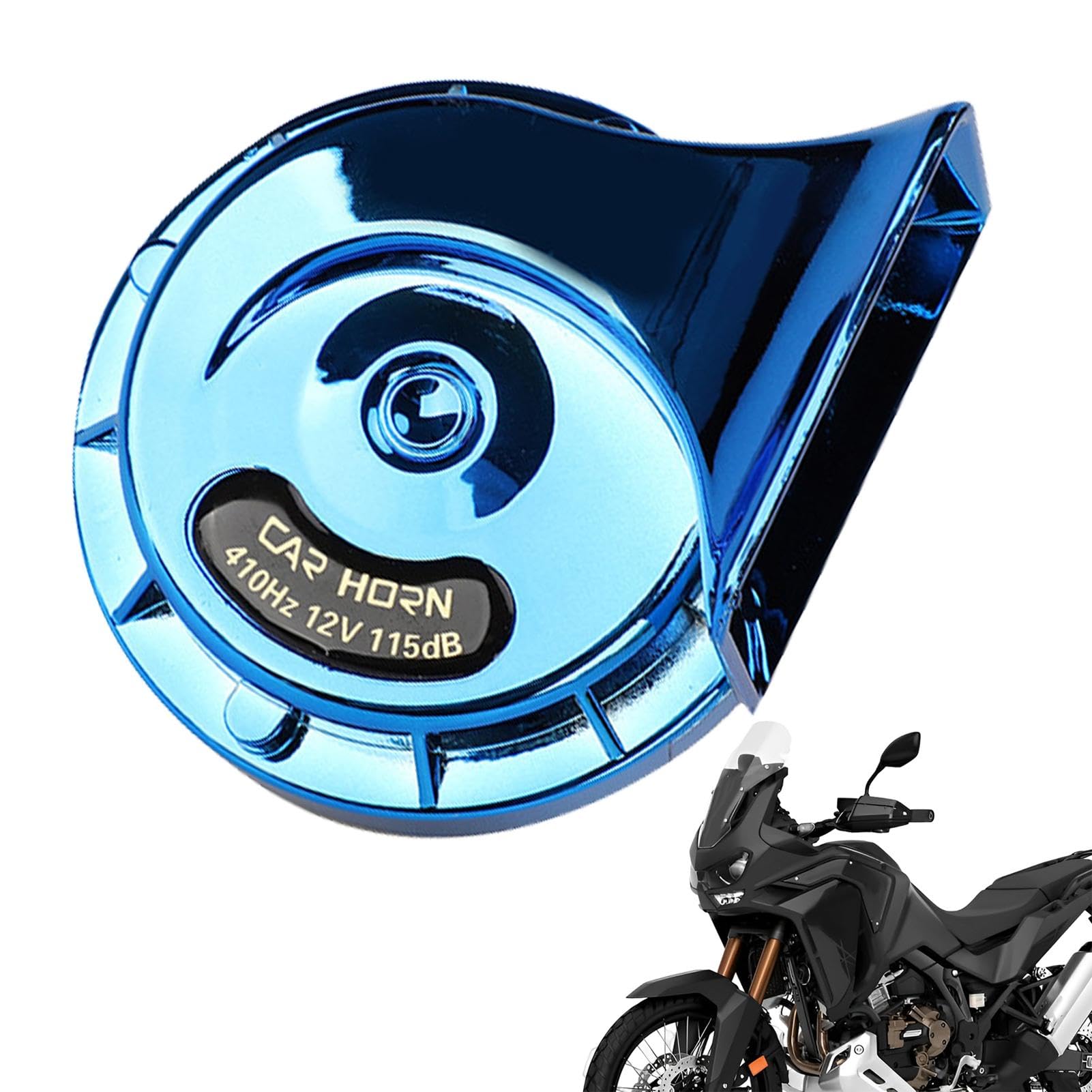 Laute Motorradhupe,Motorradhupe | Motorradhupenscheibe 12V lautes Horn | Wasserdichte runde Lautsprecher, Motorrad-Lufthupe, Mini-Lautsprecher für Sicherheit von Generisch