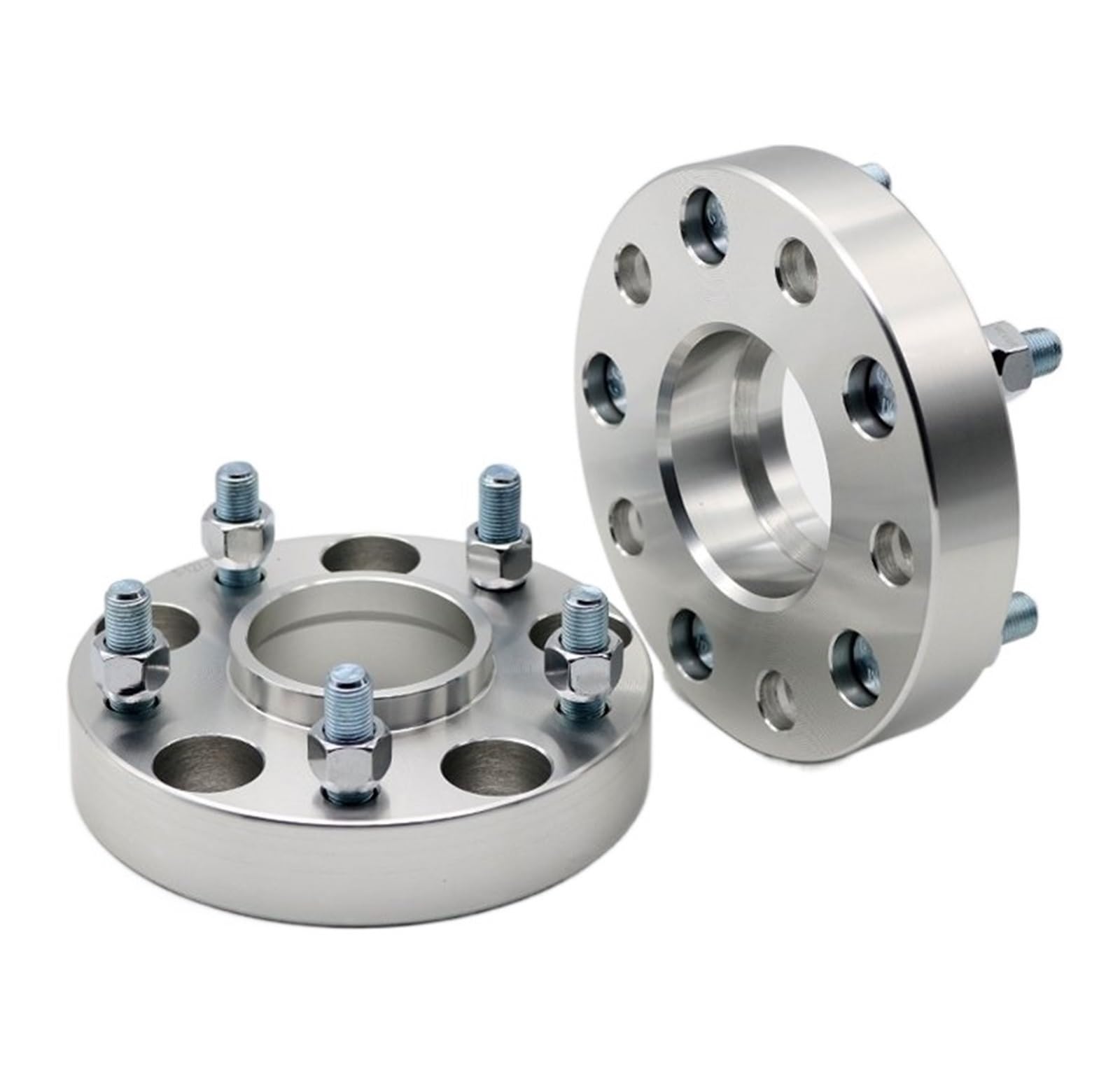 Leichtmetallfelgen-Unterlegscheiben 2 stück 15/20/25/30/35/50mm PCD 5x120 CB 64,1mm Spurverbreiterung Adapter 5 Lug für Tesla für Model S/Für Modell X M14xP 1,5(2PCS 25mm) von Generisch