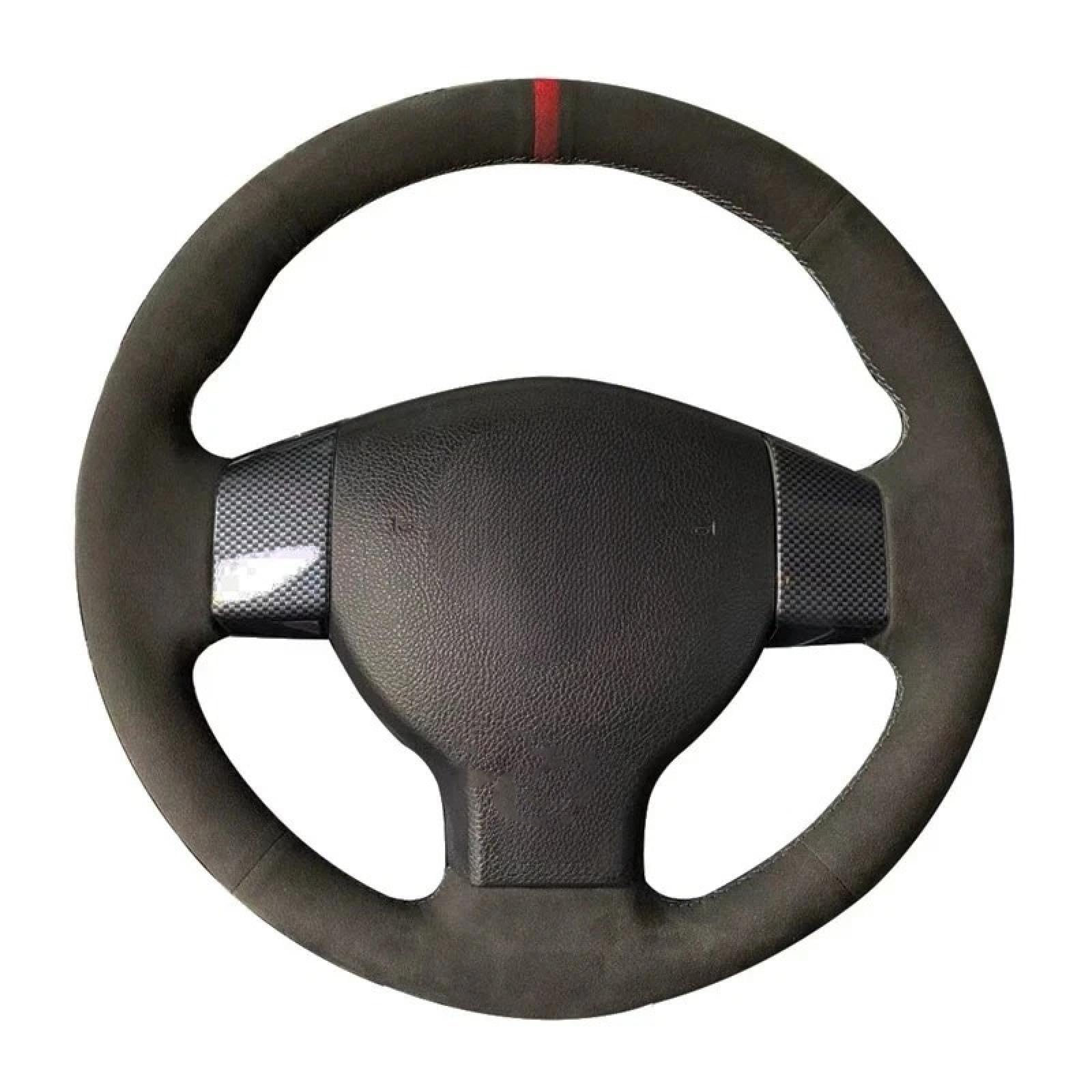 Lenkradbezug Für Nissan Für Tiida 2004–2010 Für Sylphy 2006–2011 Für Versa 2007–2011 Auto-Lenkradbezug aus Wildledergeflecht von Generisch