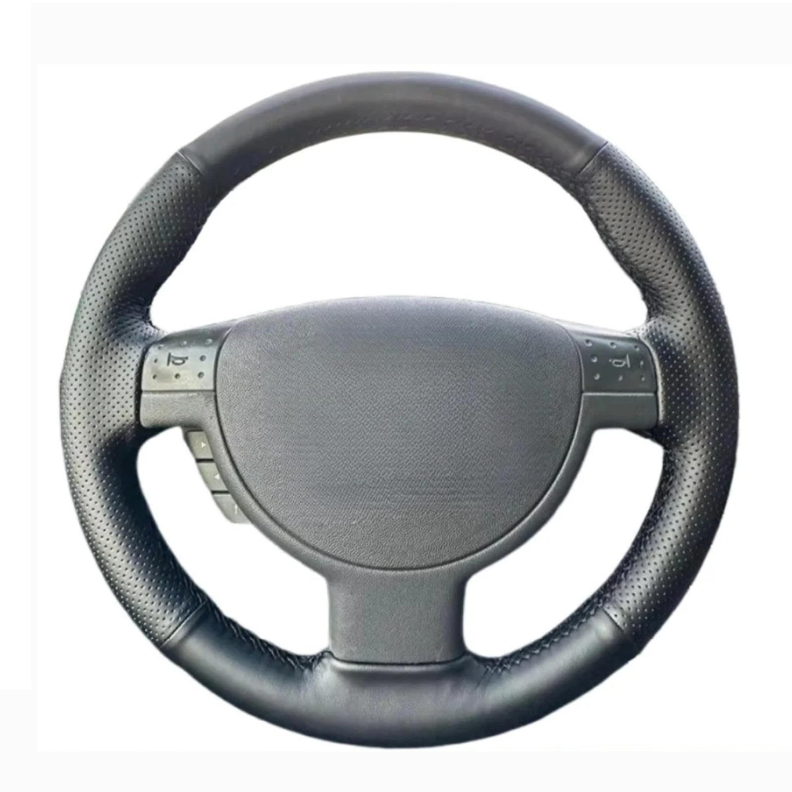 Lenkradbezug Für Opel Für Corsa C 2000–2006 Für Combo C 2001–2011 Auto-Lenkrad-Geflechtbezug, handgenähtes Mikrofaser-Leder von Generisch