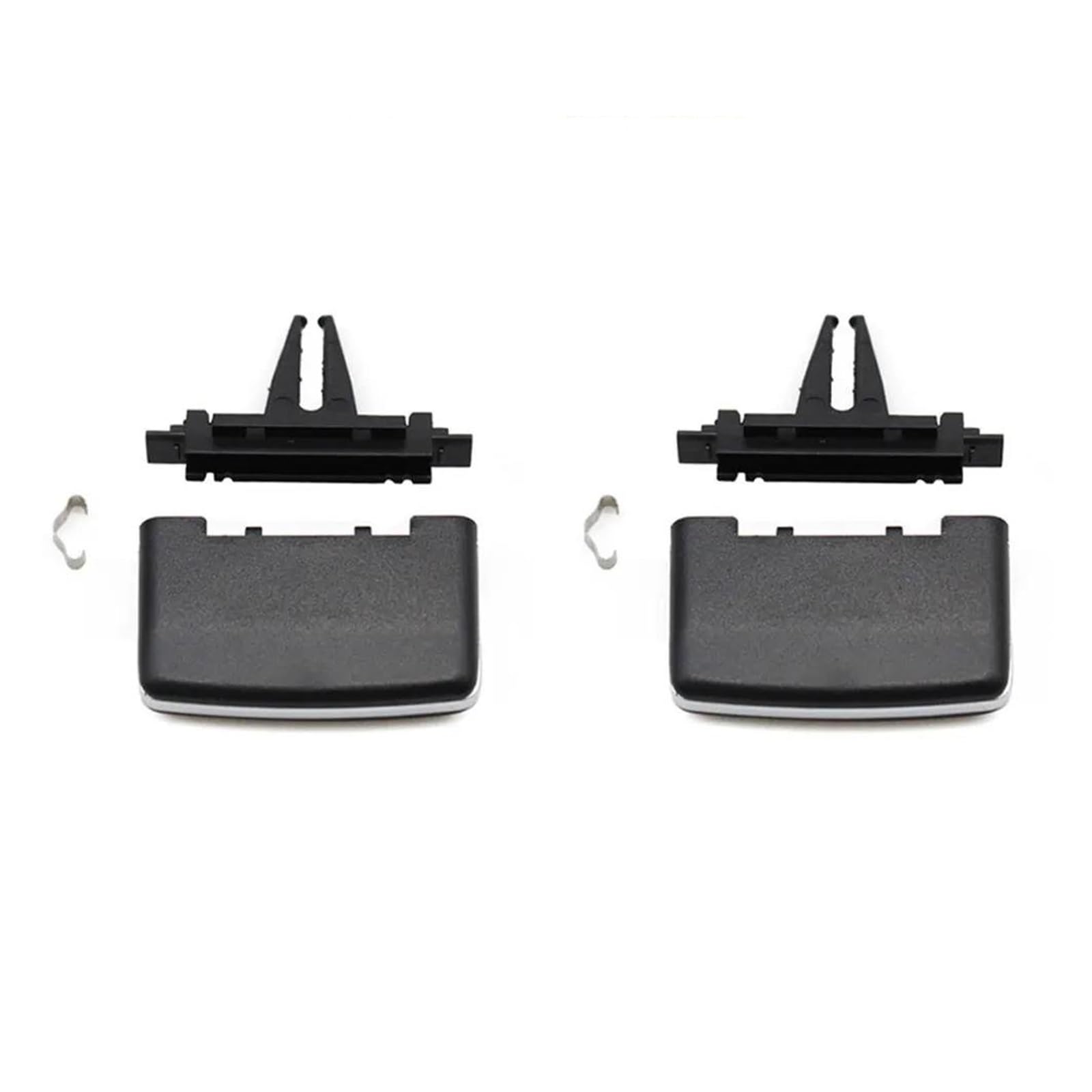 Lüftungsgitter Für Mercedes Für Benz C -Klasse GLK C180 C200 C260 C300 GLK300 X204 W204 Klimaanlage AC Vent Gitter Outlet Tab Clips Slider Slider Klimaanlage Outlet(2 PCs) von Generisch