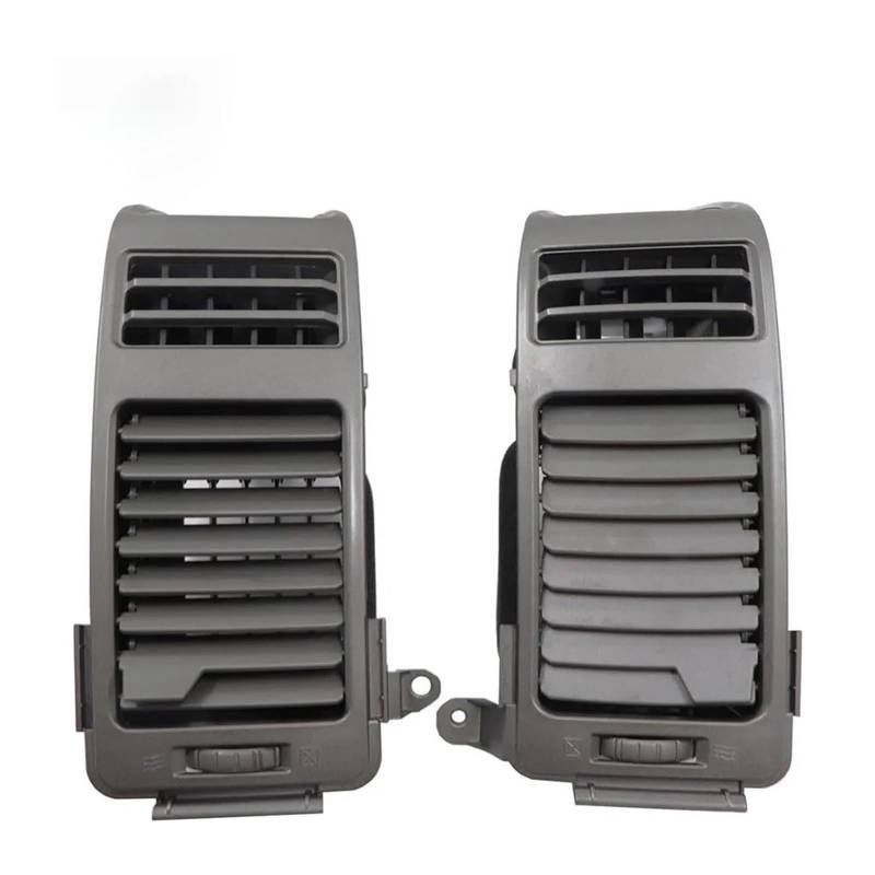 Lüftungsgitter Für Nissan Für Titan Für Armada 2004-2006 Keine Center Lautsprecher Dash Radio Outlet Panel Taste Auto Klimaanlage Vent Control Klimaanlage Entlüftung(Left andright-Gray) von Generisch