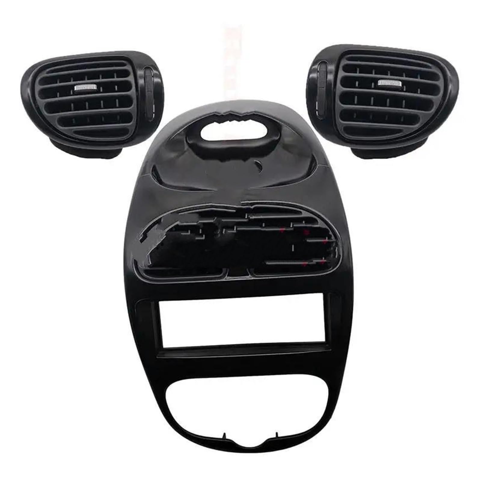 Lüftungsgitter Für Peugeot 206 Armaturenbrett, Klimaanlage, Instrumententafel, VTS-Luftauslassöffnungen 8211C6 8264Y6 Klimaanlage Outlet(Black Set) von Generisch