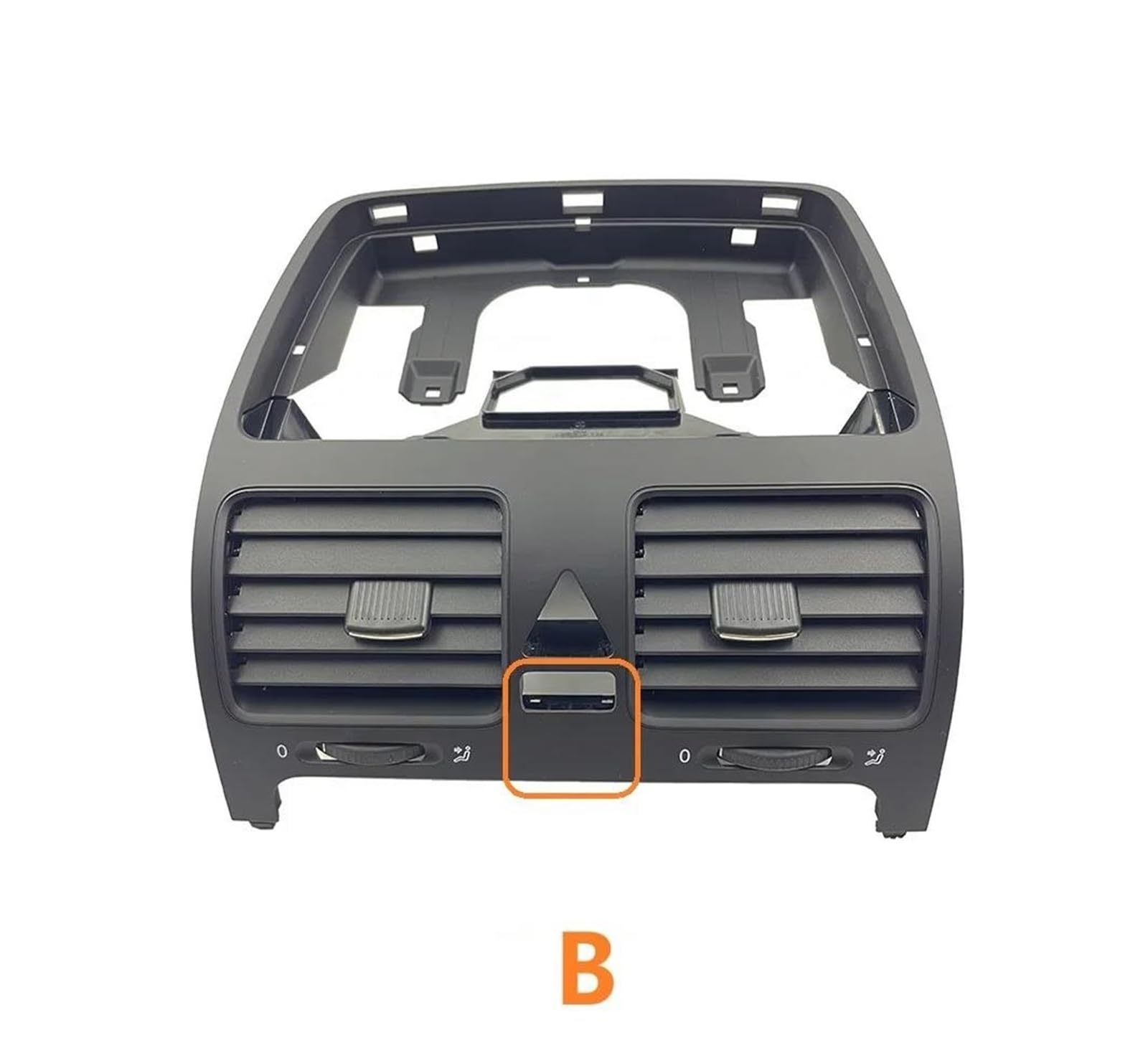 Lüftungsgitter Für VW Für Sagitar Für Jetta MK5 Für Golf 5 MK5 Für Rabbit Dash Board Klimaanlage Heraus Grill Auto Air Outlet Vent Klimaanlage Outlet(Center B) von Generisch