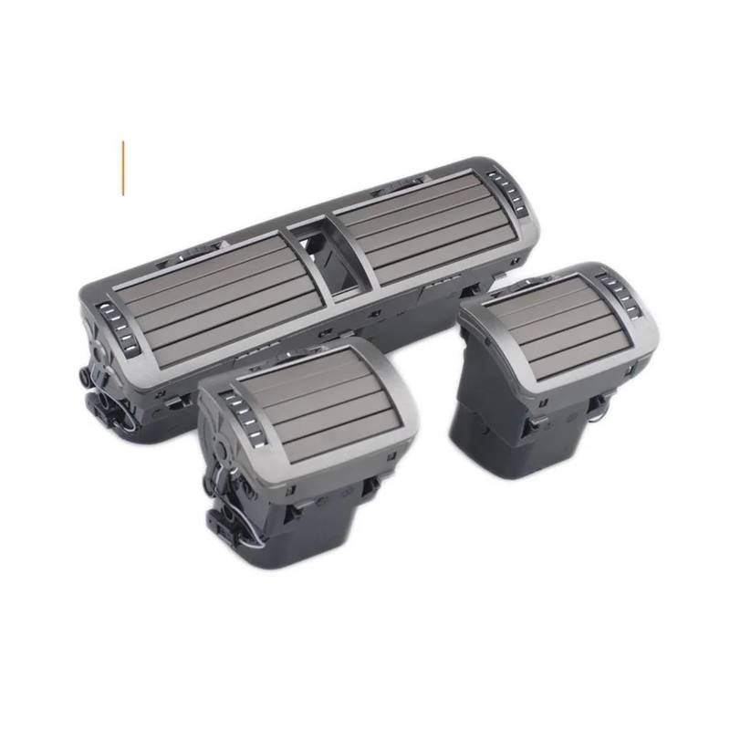 Lüftungsgitter Für Vw Für Passat B5 3B0819728, 3B0819704D, 3B0819703D Air Vent Outlet AC Heizung Dashboard Klimaanlage Entlüftung(A Set 3 pcs B) von Generisch