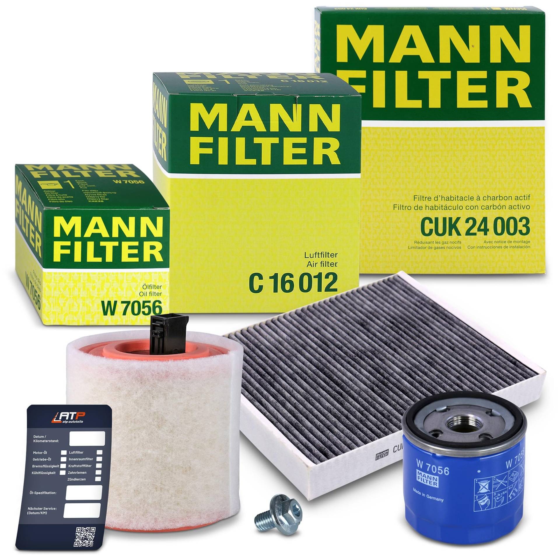 MANN-FILTER Inspektionspaket Set A 40968927 von Generisch