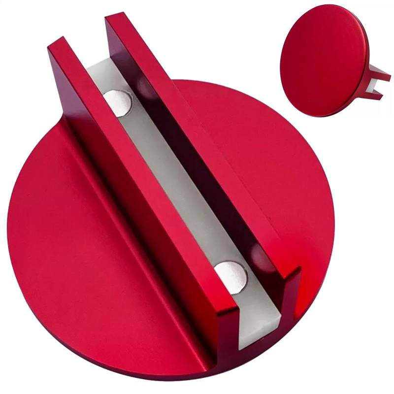 Magnetisches Quetschschweiß-Wagenheberpolster, Quetschschweiß-Wagenheberpolster | Rahmenschienenadapter,Magnetischer Wagenheber-Pad-Adapter, Aluminium-Puck-Pinch-Schweißrahmen-Schienen-Adapter für Au von Generisch