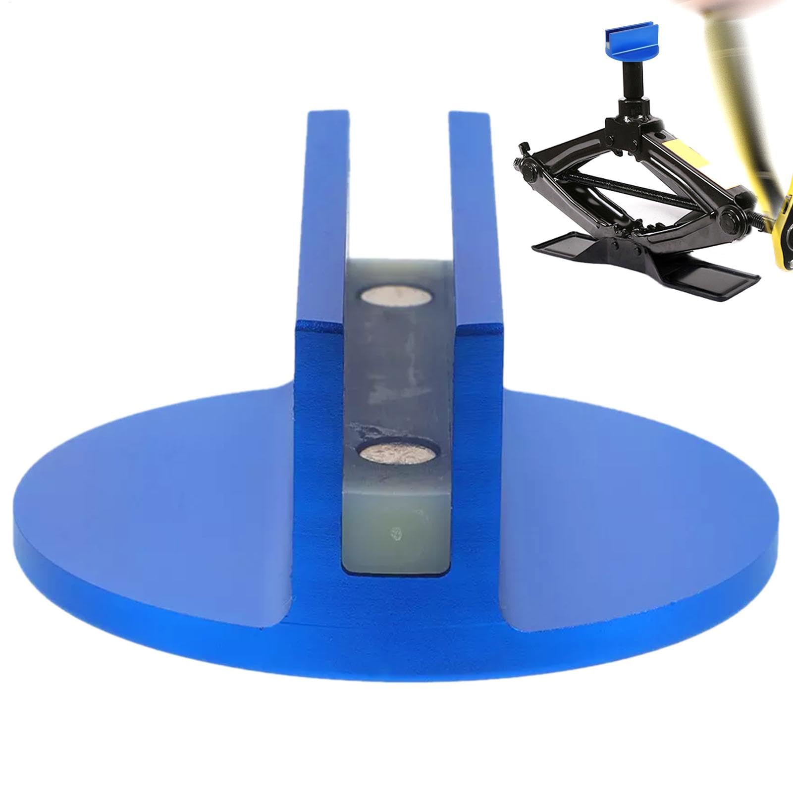 Magnetisches Wagenheber-Pad, Wagenheberständer, Schweißadapter, Aluminium-Slotted Jack Pad, gerilltes magnetisches Wagenheber-Pad, Jacking Puck Pinch Weld Frame Rail Adapter, Heavy Duty Jack Pad für von Generisch