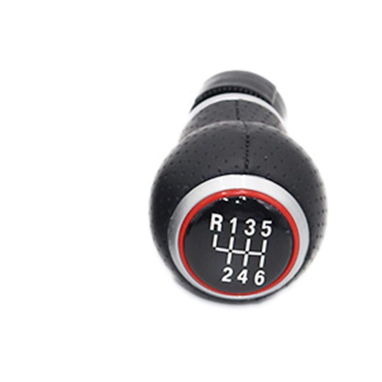 Manueller Schaltknauf für Autos Für Golf für Plus 20052011 20122014 Auto 5/6 für Speed ​​Auto Schalthebel für mit PU-Ledermanschette(R123456 gear knob) von Generisch