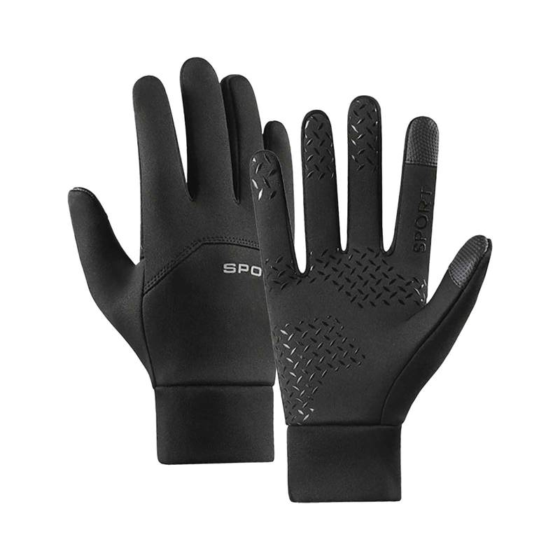 Men's Winter Cycling Gloves - Warm Thermal Touchscreen Gloves for Cycling, Mountain Bike and Road Bike - Windproof, Water-Repellent for Men and Women Arbeitshandschuhe Licht Sporthandschuhe von Generisch