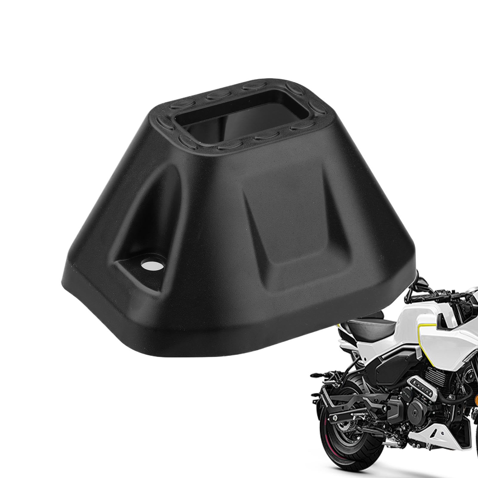 Motorrad-Auspuff-Schalldämpfer Rohrschutz | Auspuffrohrschutzabdeckung | Stromlinienförmiges Design Schwanzhals-Abdeckung | Schutz für Off-Road-Abenteuer, Stadtstraßen und Outdoor-Fahrten von Generisch