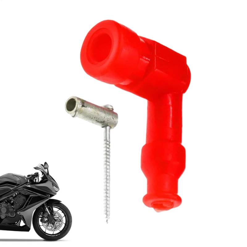 Motorrad-Gummi-Steckerkappe, Zündkerzen-Kofferraumkappe - Wasserdichter Gummimotor-Zündkerzenstecker - Ersatzteil, mehrfarbig, staubdicht, Motorradzubehör für Motorräder von Generisch