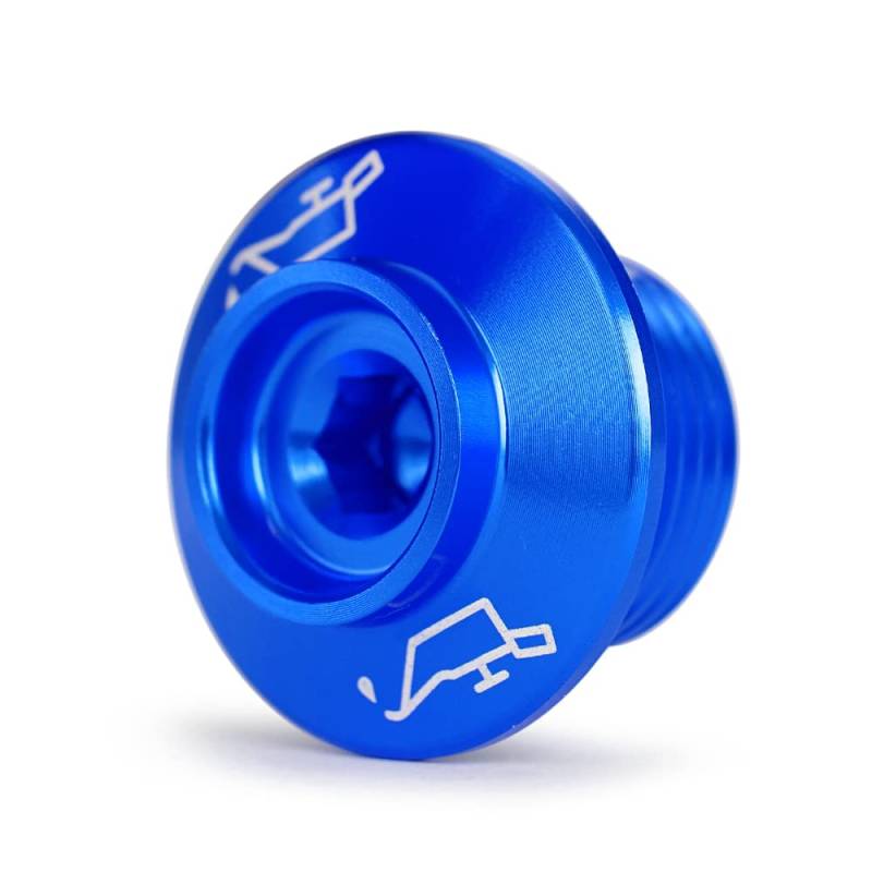 Motorrad-Motoröl-Einfülldeckel-Stecker M20 x 1,5 for Aprilia Caponord 1200 Shiver 900(Blue) von Generisch